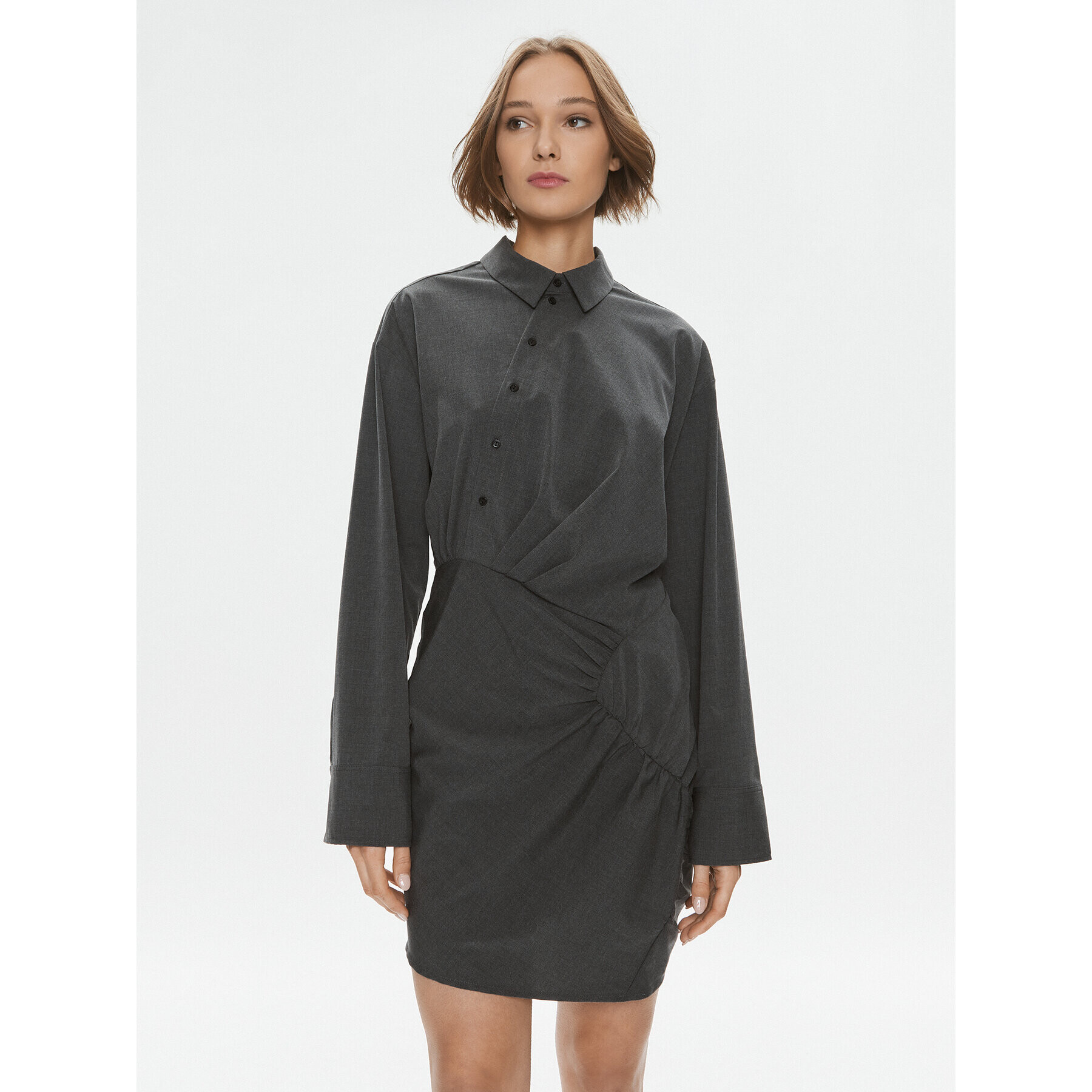 Herskind Ежедневна рокля Dorthea 4904988 Сив Regular Fit - Pepit.bg