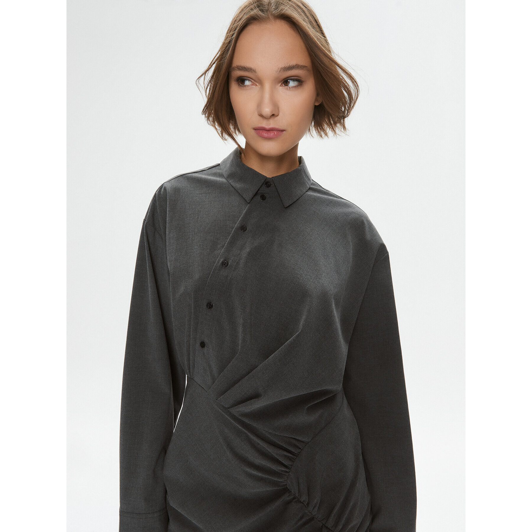 Herskind Ежедневна рокля Dorthea 4904988 Сив Regular Fit - Pepit.bg