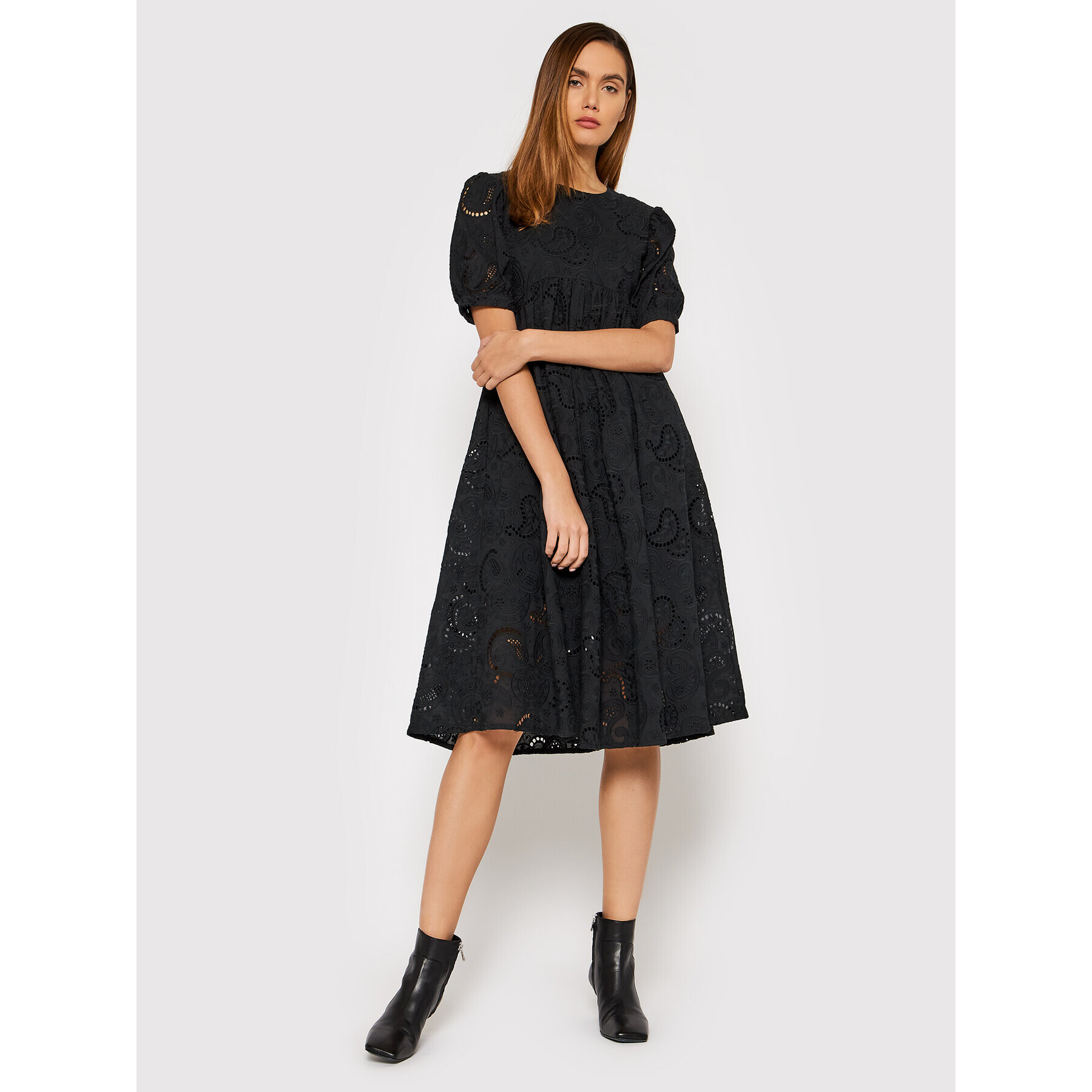 Herskind Ежедневна рокля Isolde 4252831 Черен Regular Fit - Pepit.bg