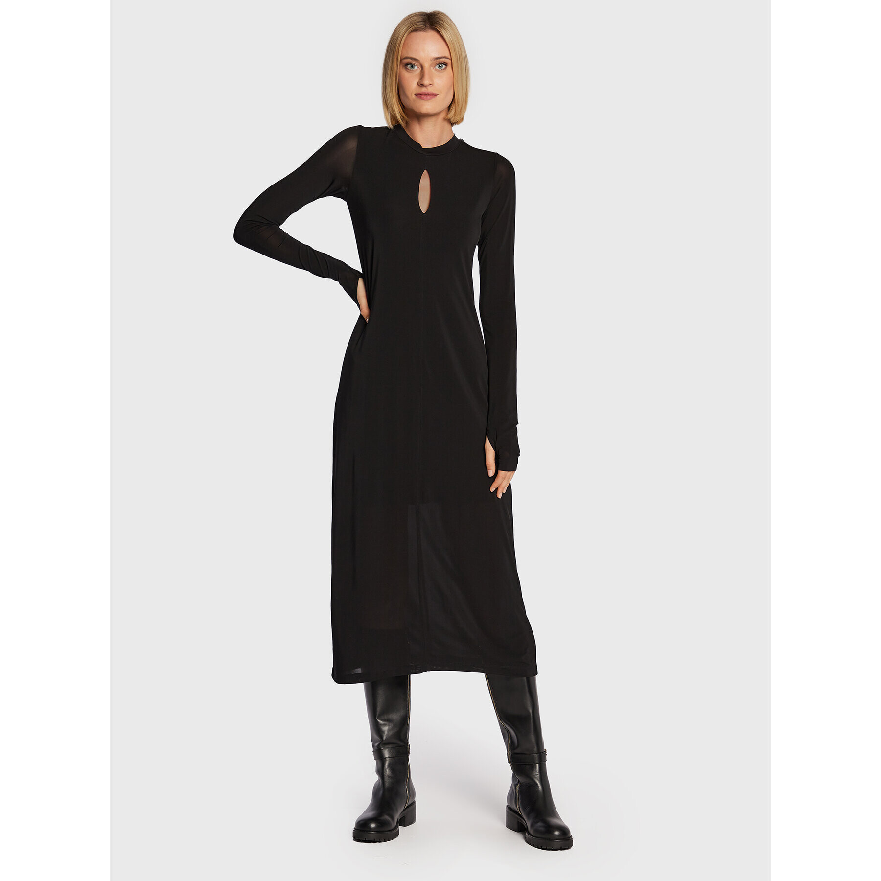 Herskind Ежедневна рокля Luna 4539898 Черен Regular Fit - Pepit.bg