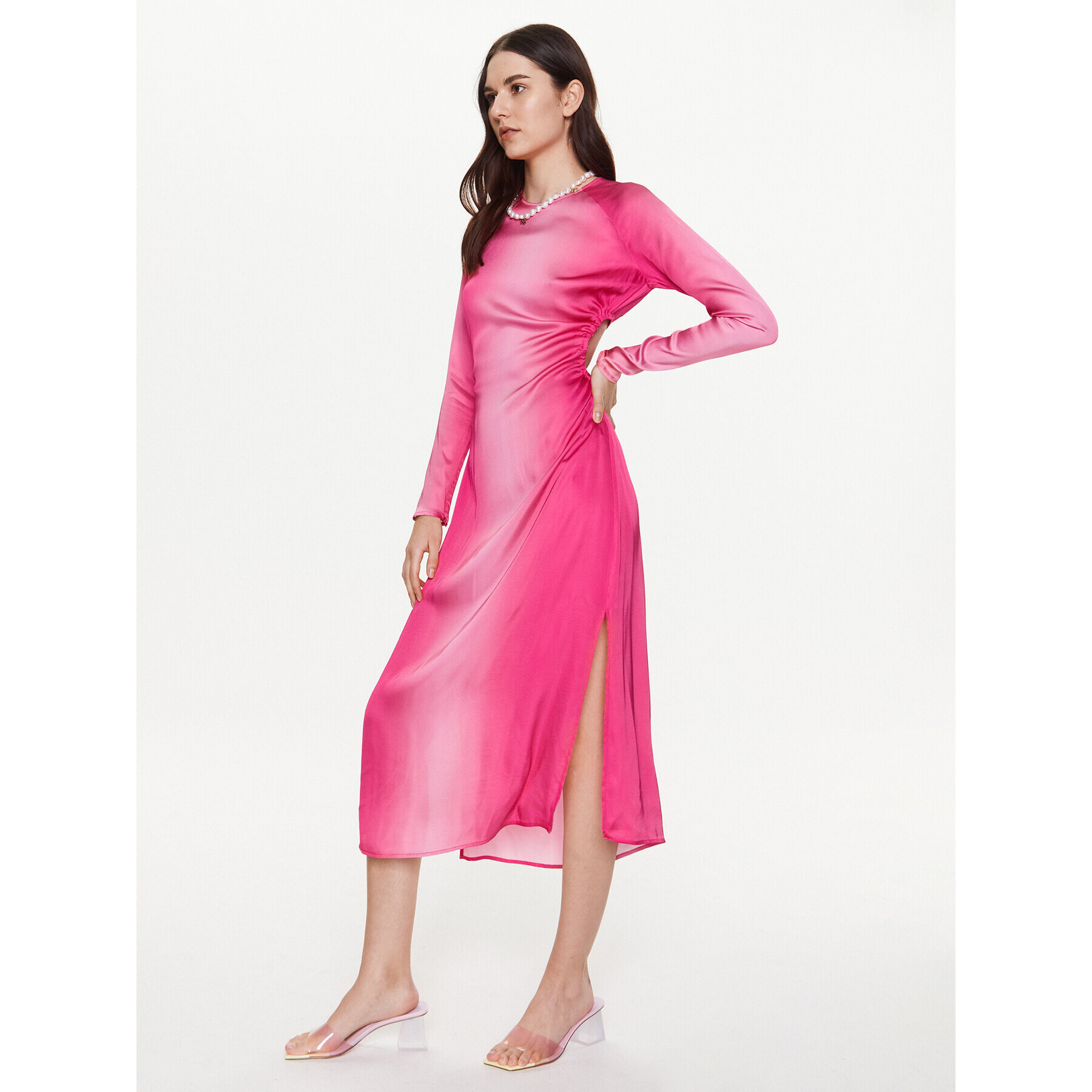 Herskind Коктейлна рокля Ava 4792370 Розов Regular Fit - Pepit.bg