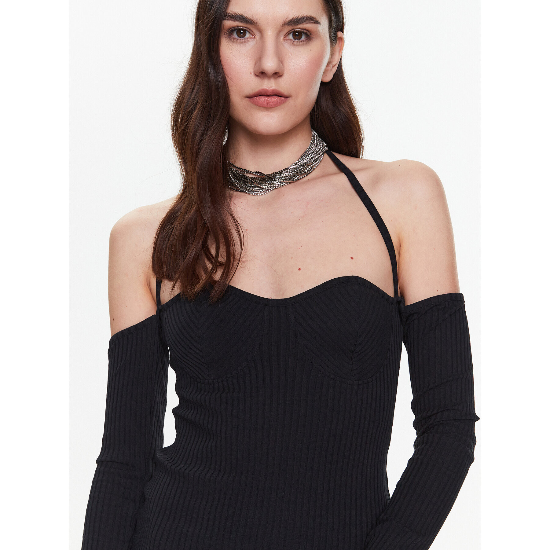 Herskind Коктейлна рокля Kathleen 4775935 Черен Slim Fit - Pepit.bg