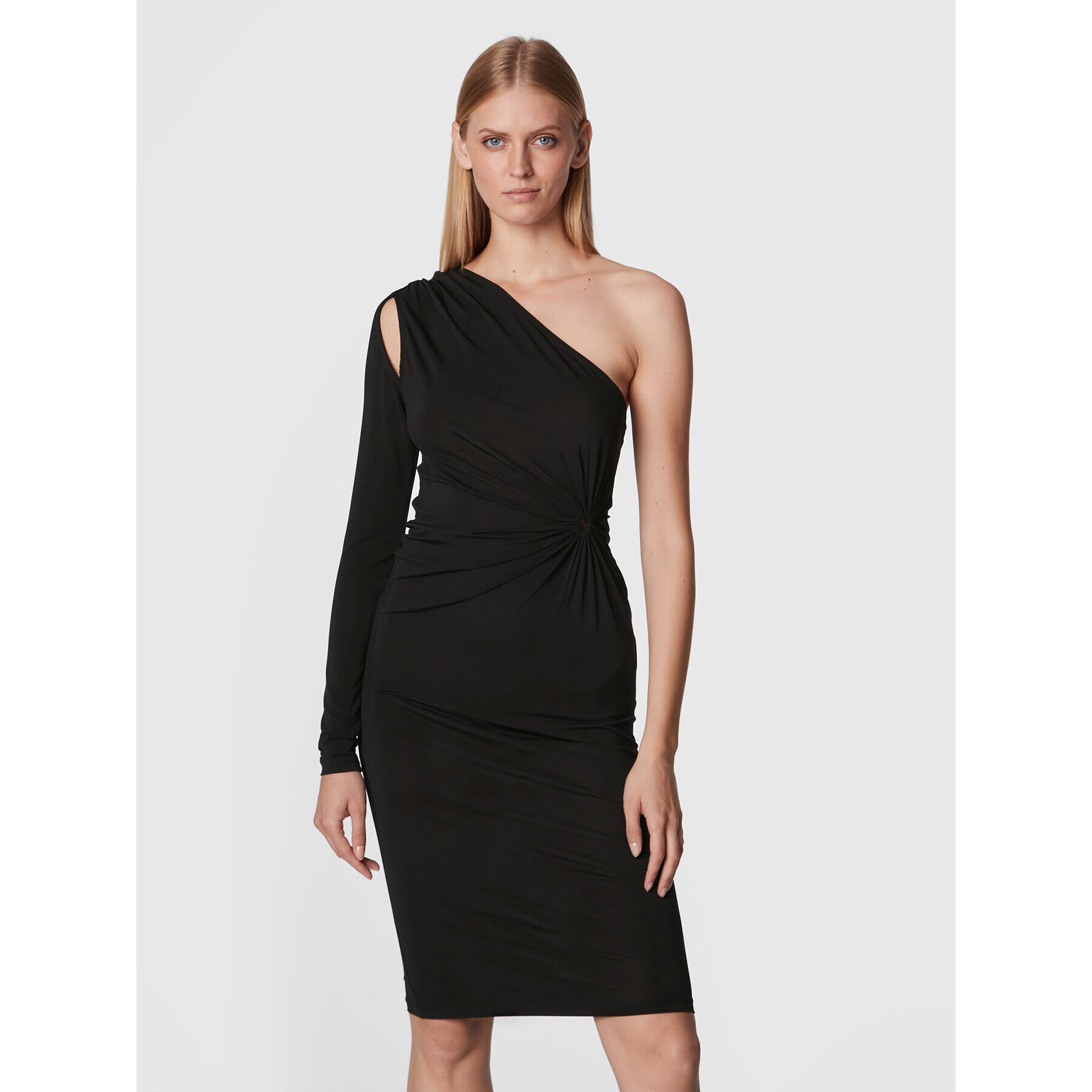 Herskind Коктейлна рокля Loretta 4541898 Черен Slim Fit - Pepit.bg