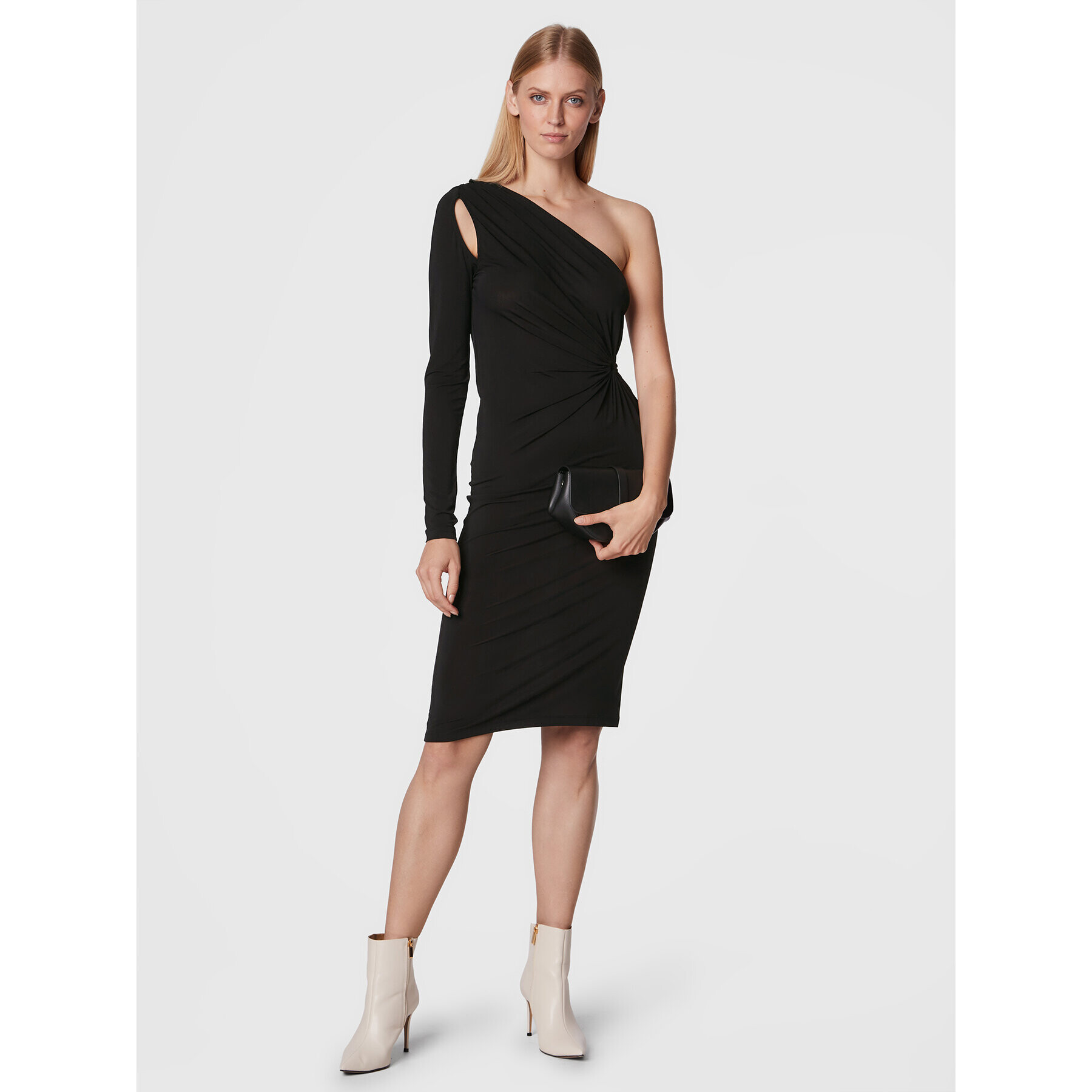 Herskind Коктейлна рокля Loretta 4541898 Черен Slim Fit - Pepit.bg