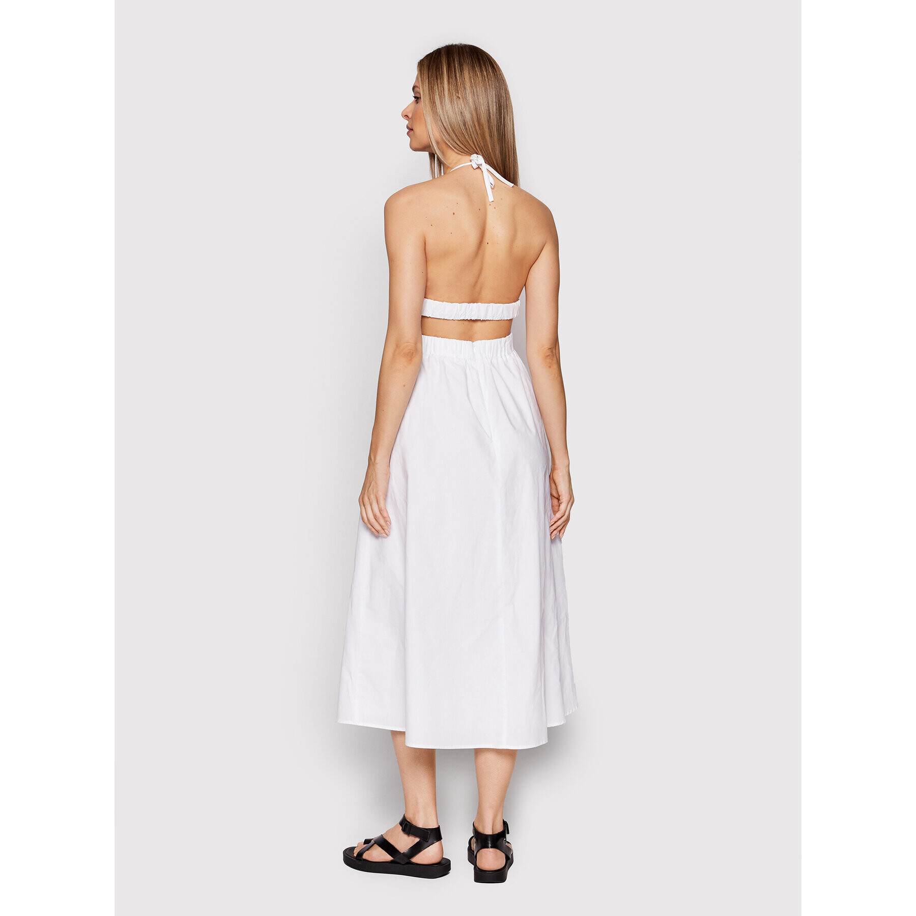 Herskind Лятна рокля Petra 4416610 Бял Regular Fit - Pepit.bg