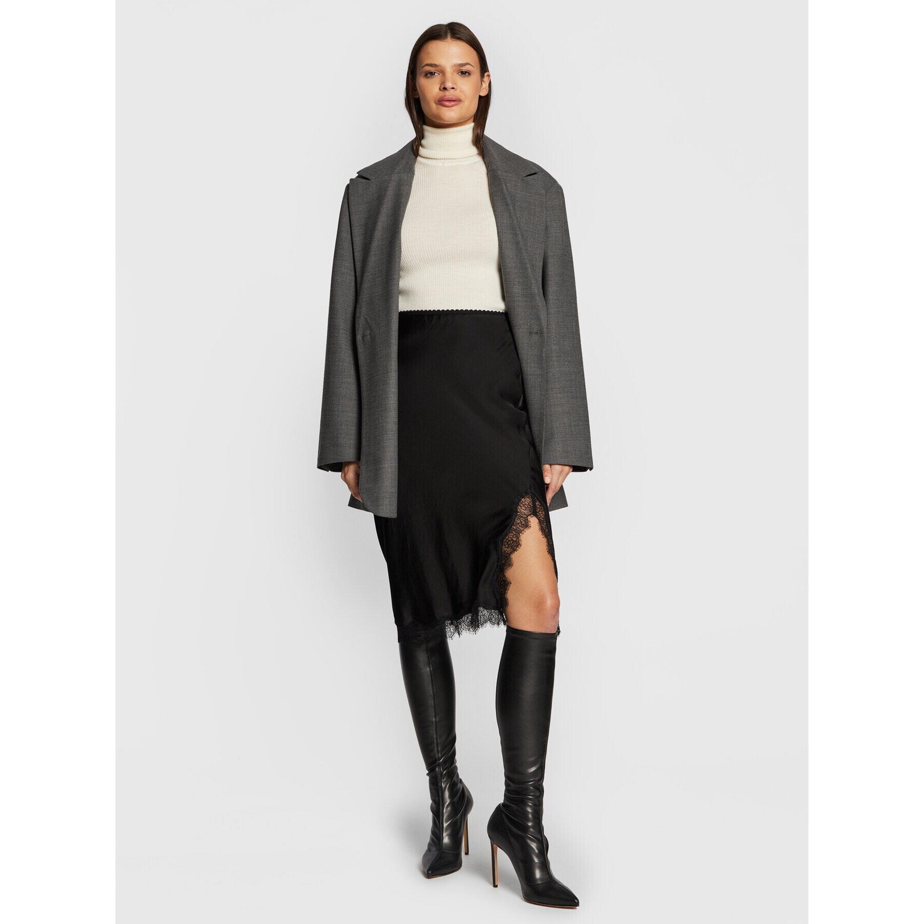 Herskind Миди пола Angel 4625370 Черен Regular Fit - Pepit.bg