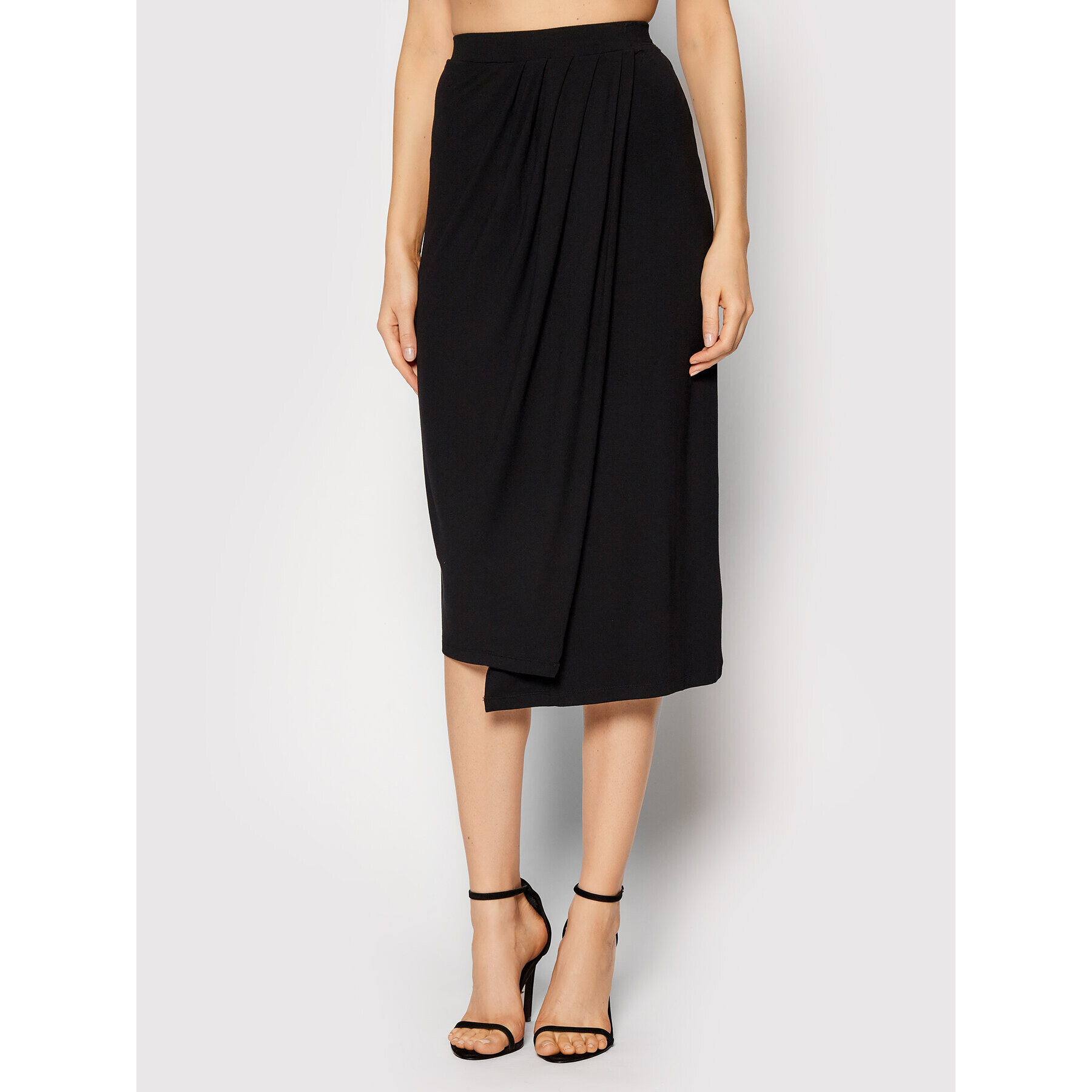Herskind Миди пола Olym Pia 4218770 Черен Slim Fit - Pepit.bg