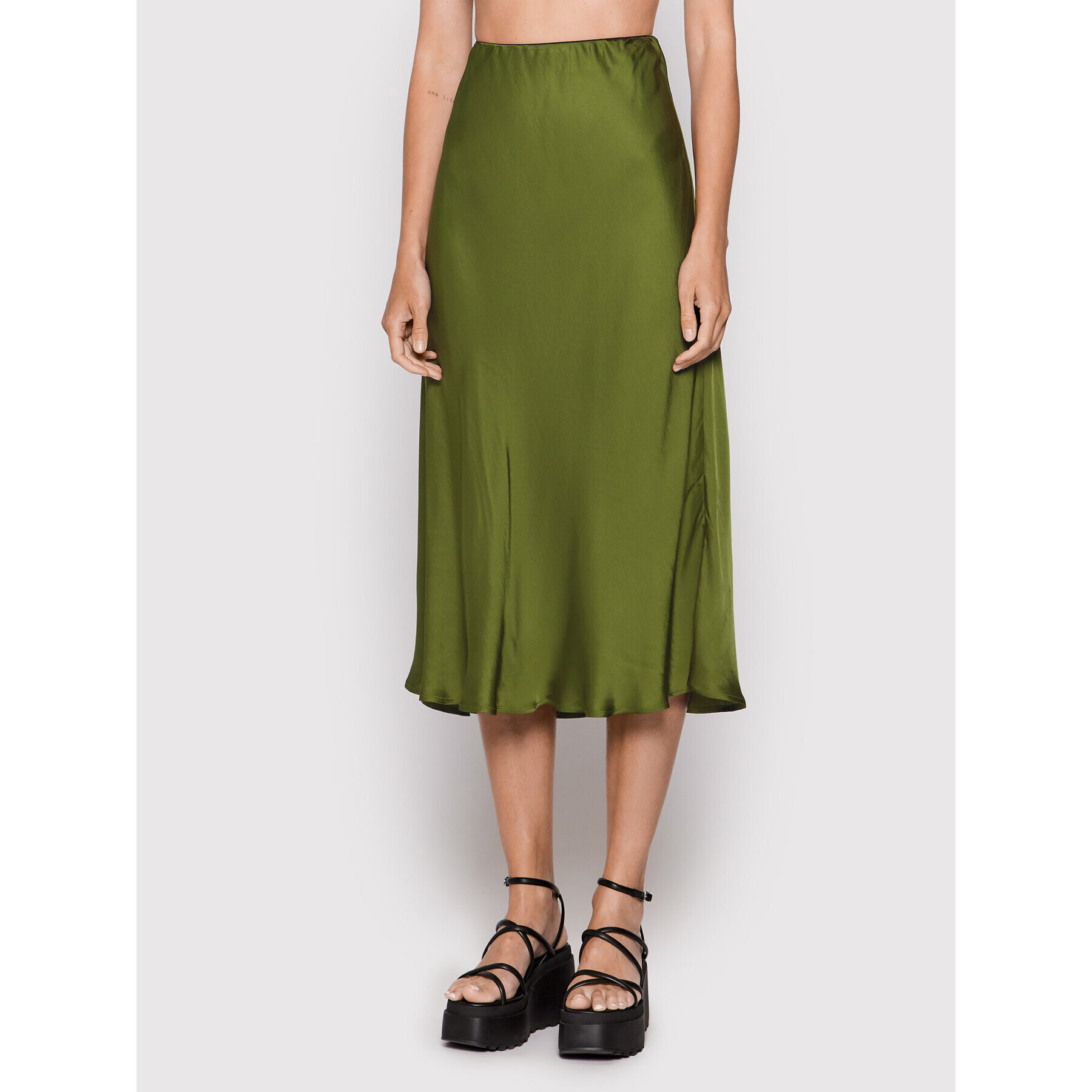 Herskind Миди пола Tween 4434370 Зелен Relaxed Fit - Pepit.bg