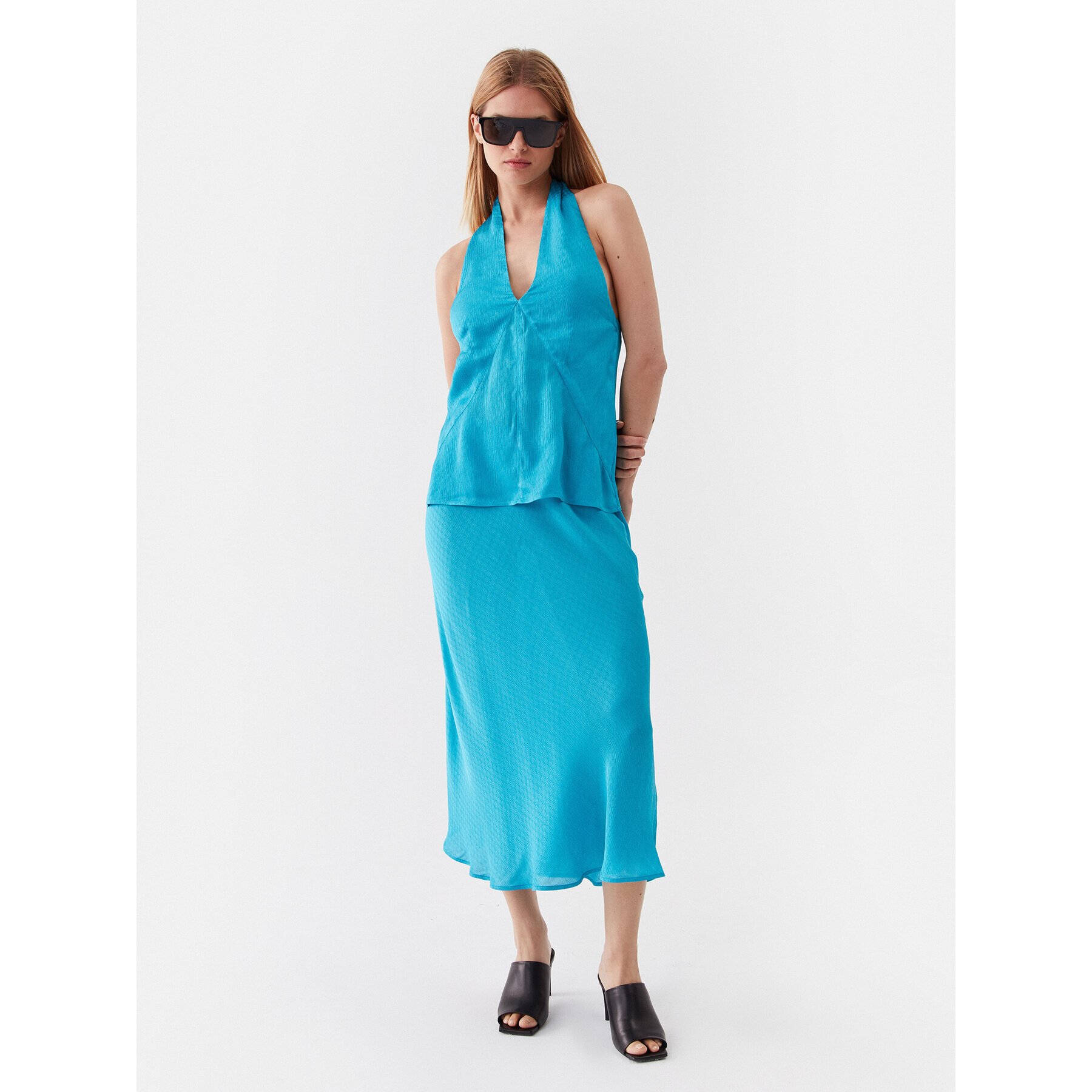 Herskind Миди пола Tween 4848953 Син Regular Fit - Pepit.bg