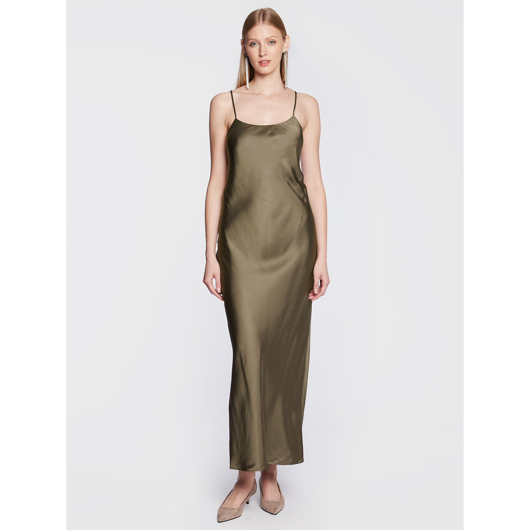 Herskind Официална рокля Binji 4637370 Зелен Regular Fit - Pepit.bg