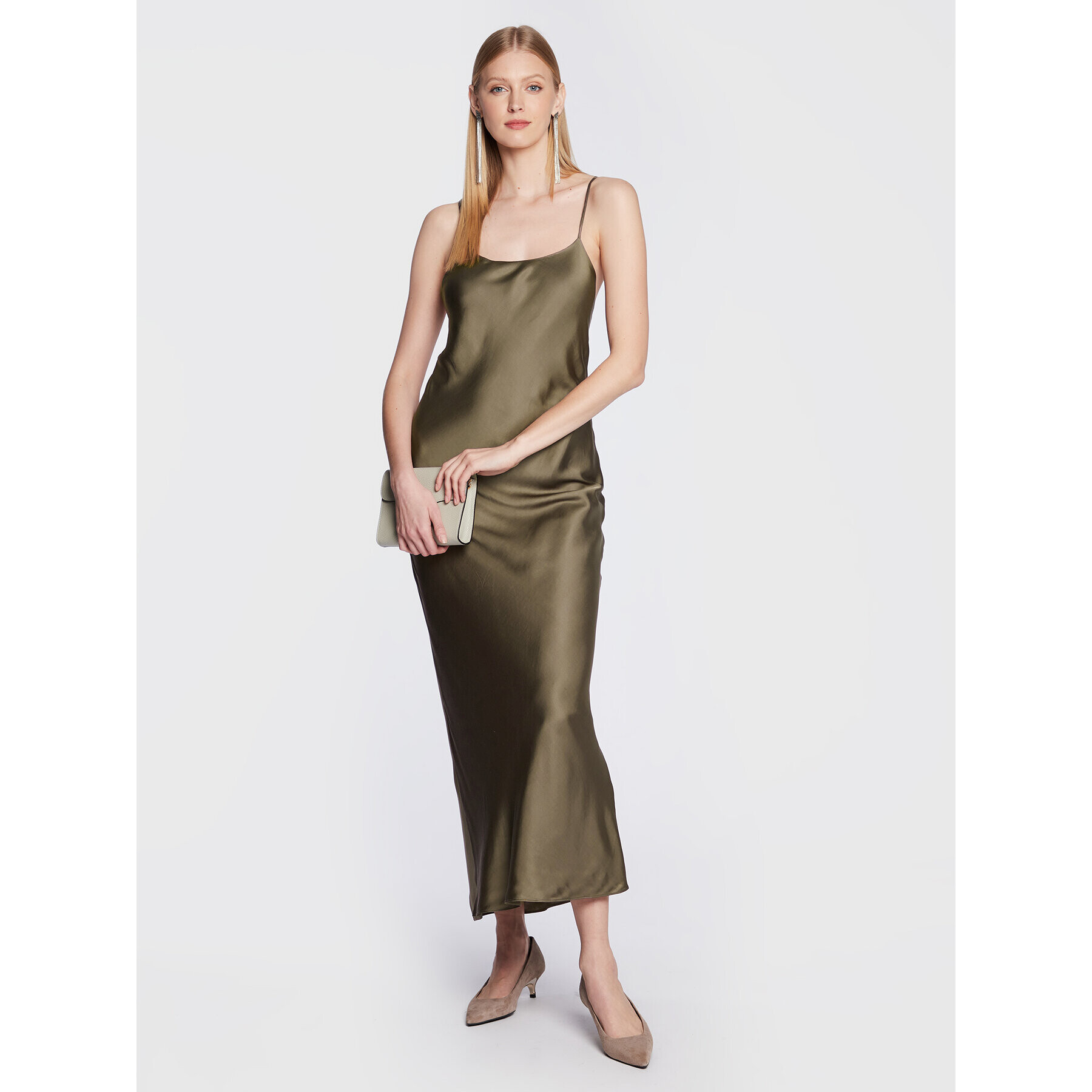 Herskind Официална рокля Binji 4637370 Зелен Regular Fit - Pepit.bg