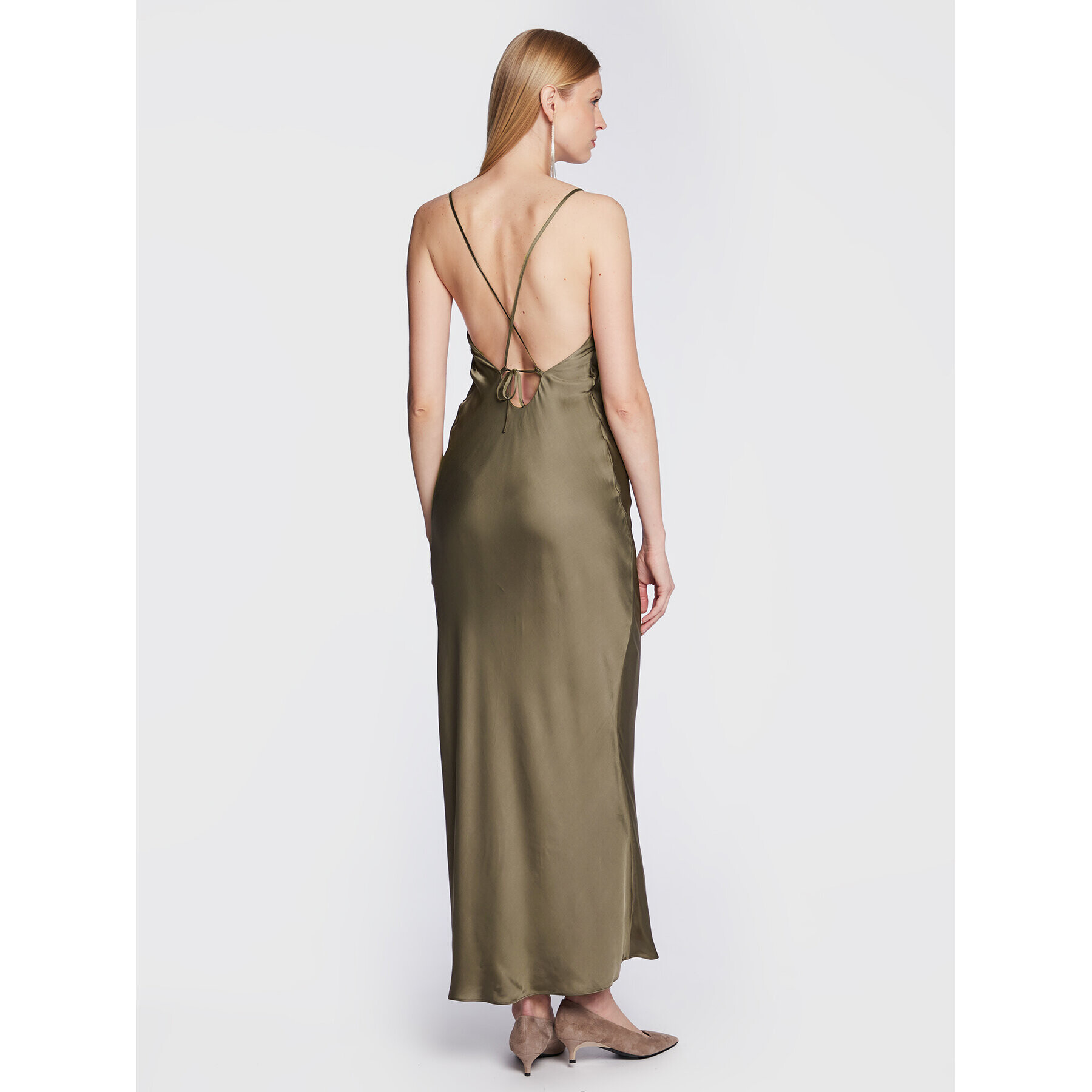 Herskind Официална рокля Binji 4637370 Зелен Regular Fit - Pepit.bg