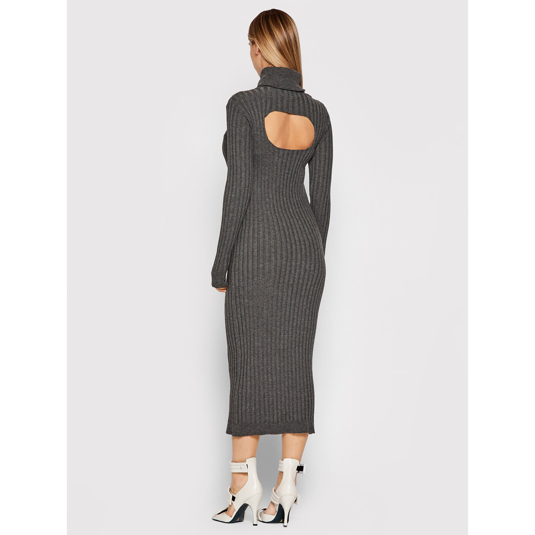 Herskind Плетена рокля Iman 4111804 Сив Regular Fit - Pepit.bg