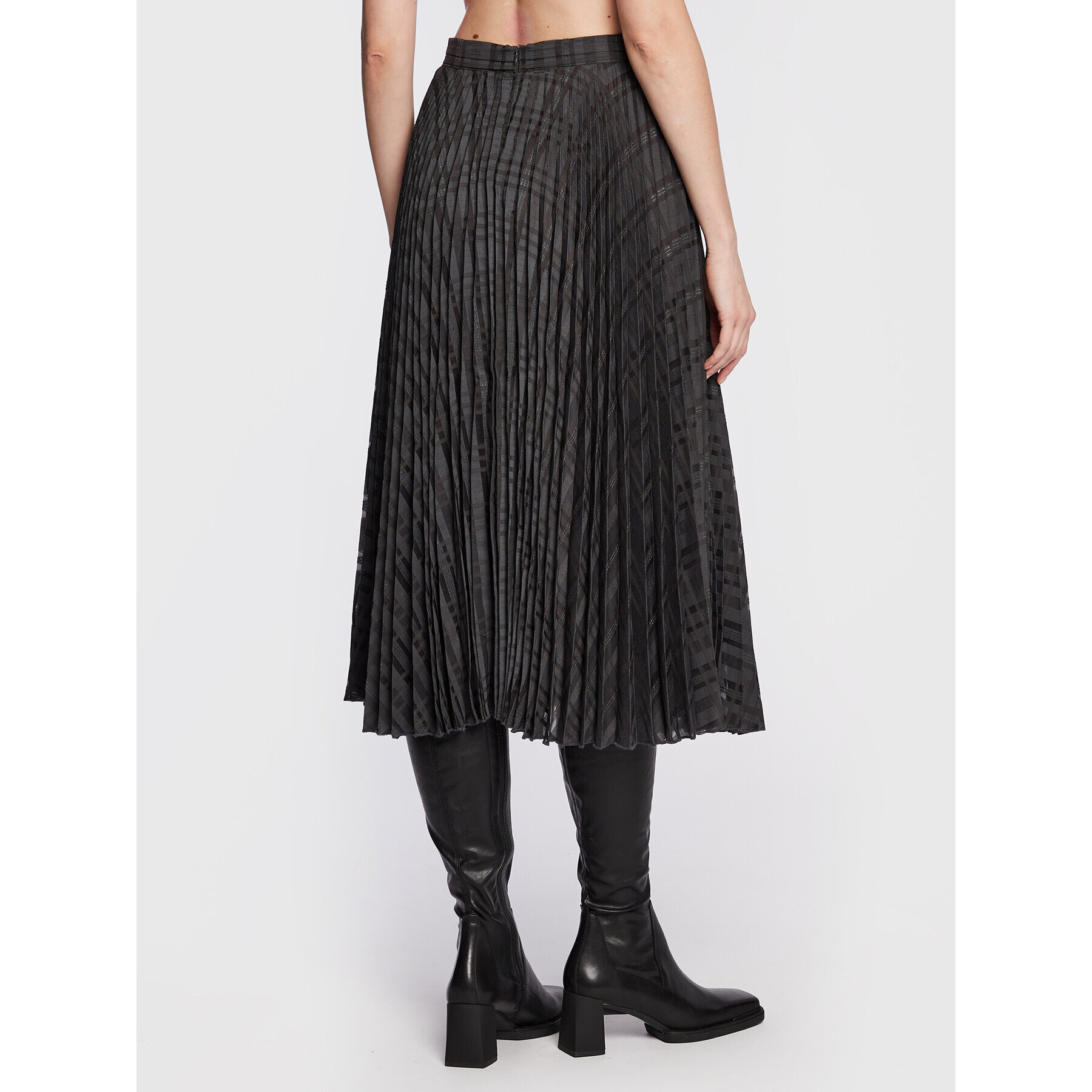 Herskind Плисирана пола Nussa 4655779 Сив Regular Fit - Pepit.bg
