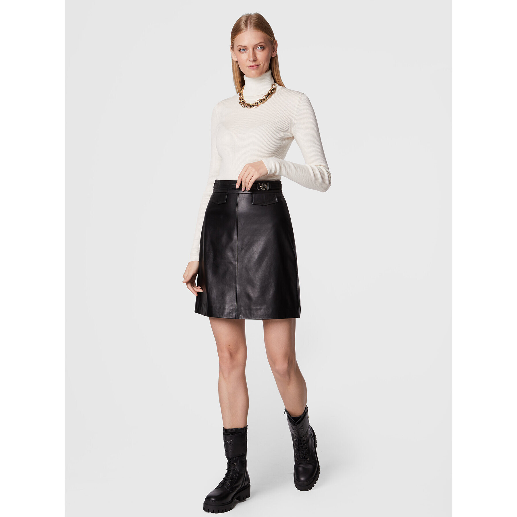 Herskind Поло Bob 4528825 Бял Slim Fit - Pepit.bg