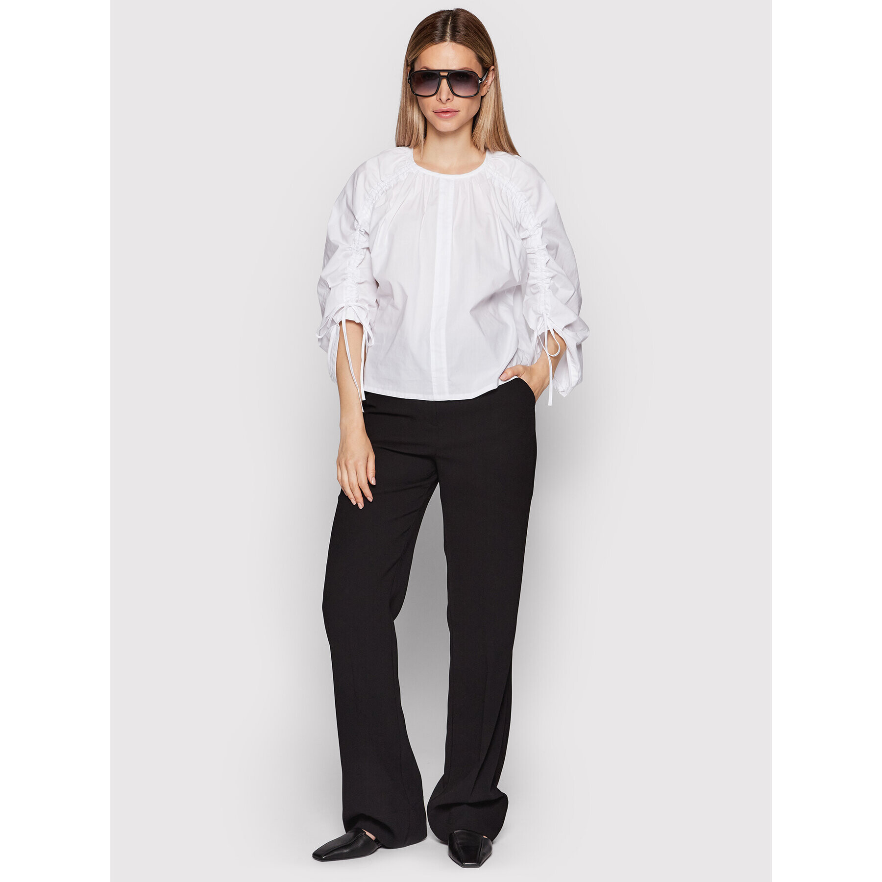 Herskind Риза Pandora 4412610 Бял Relaxed Fit - Pepit.bg