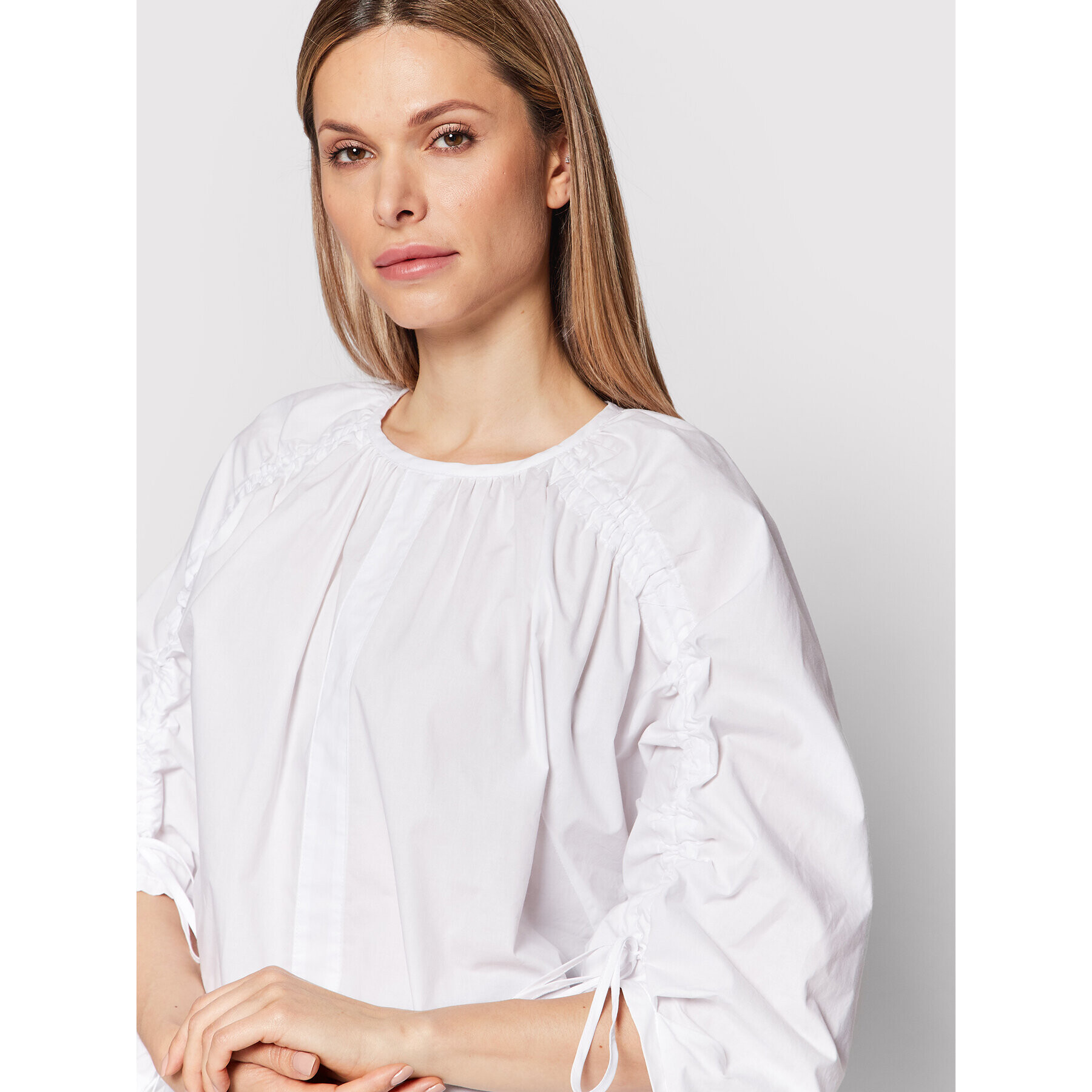 Herskind Риза Pandora 4412610 Бял Relaxed Fit - Pepit.bg