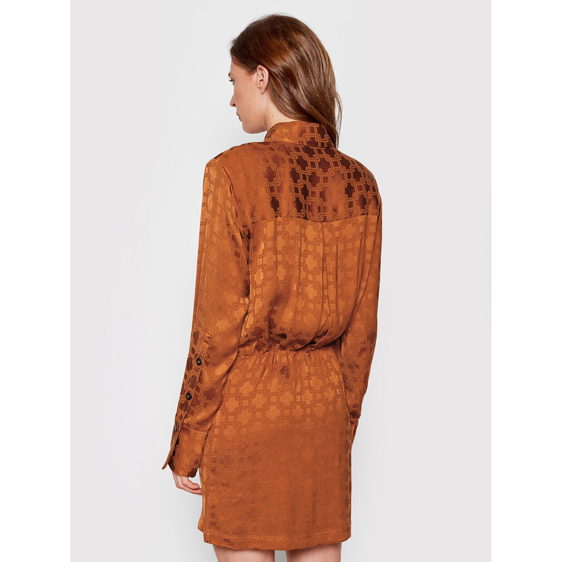 Herskind Рокля тип риза Bree 4426876 Кафяв Regular Fit - Pepit.bg