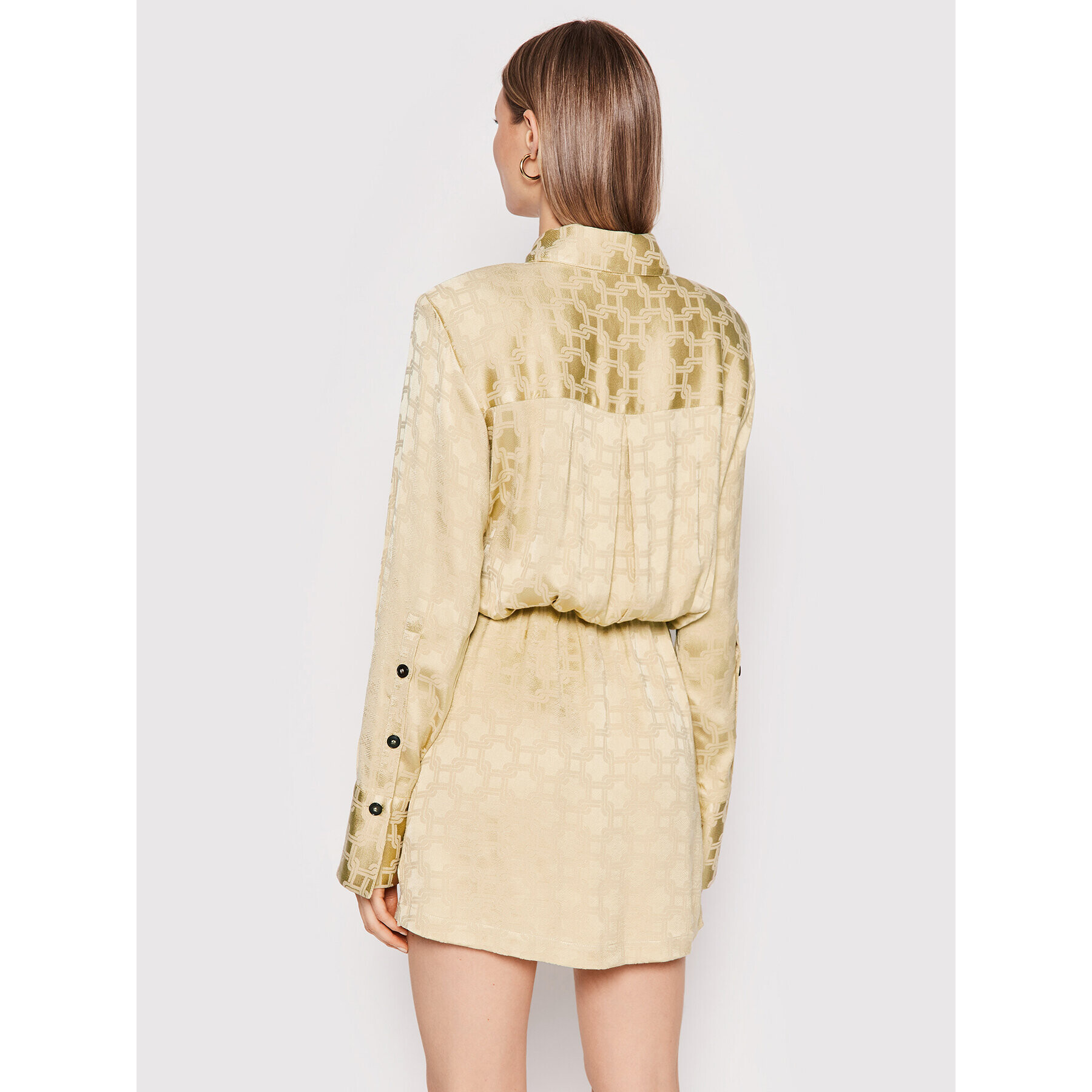 Herskind Рокля тип риза Bree 4426876 Златист Regular Fit - Pepit.bg