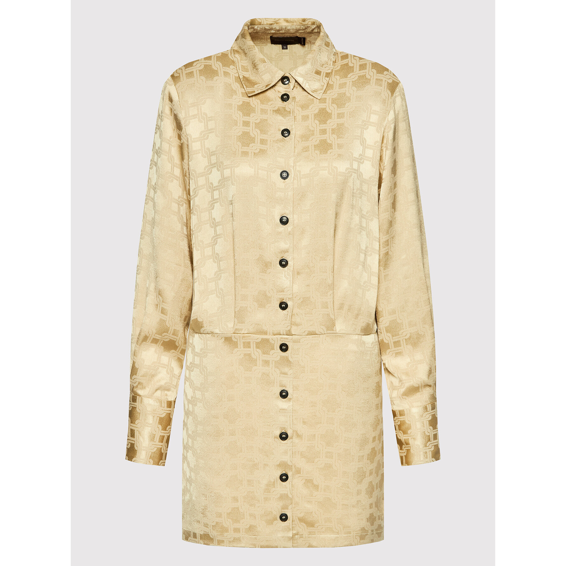 Herskind Рокля тип риза Bree 4426876 Златист Regular Fit - Pepit.bg
