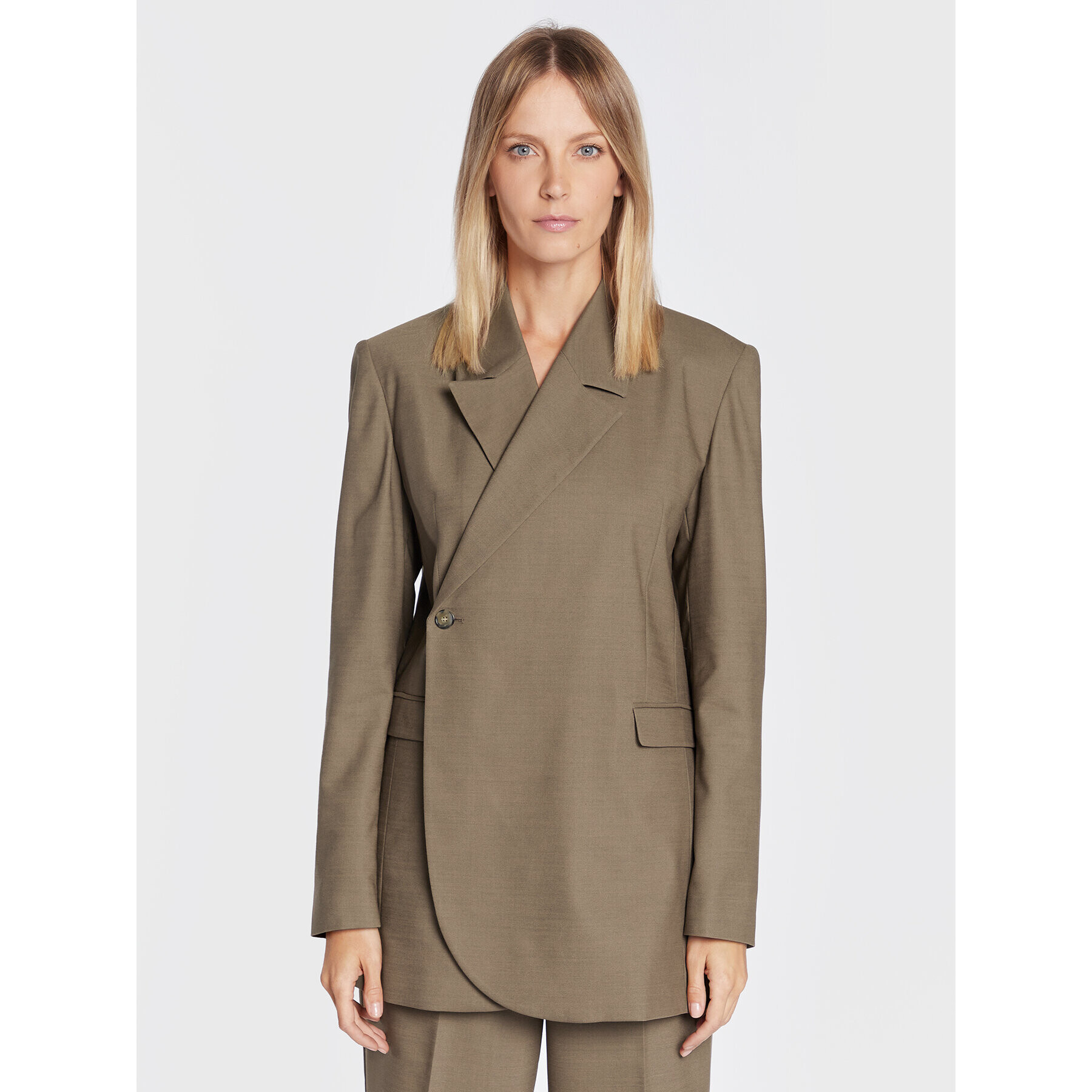 Herskind Сако Lilith 4563878 Кафяв Loose Fit - Pepit.bg