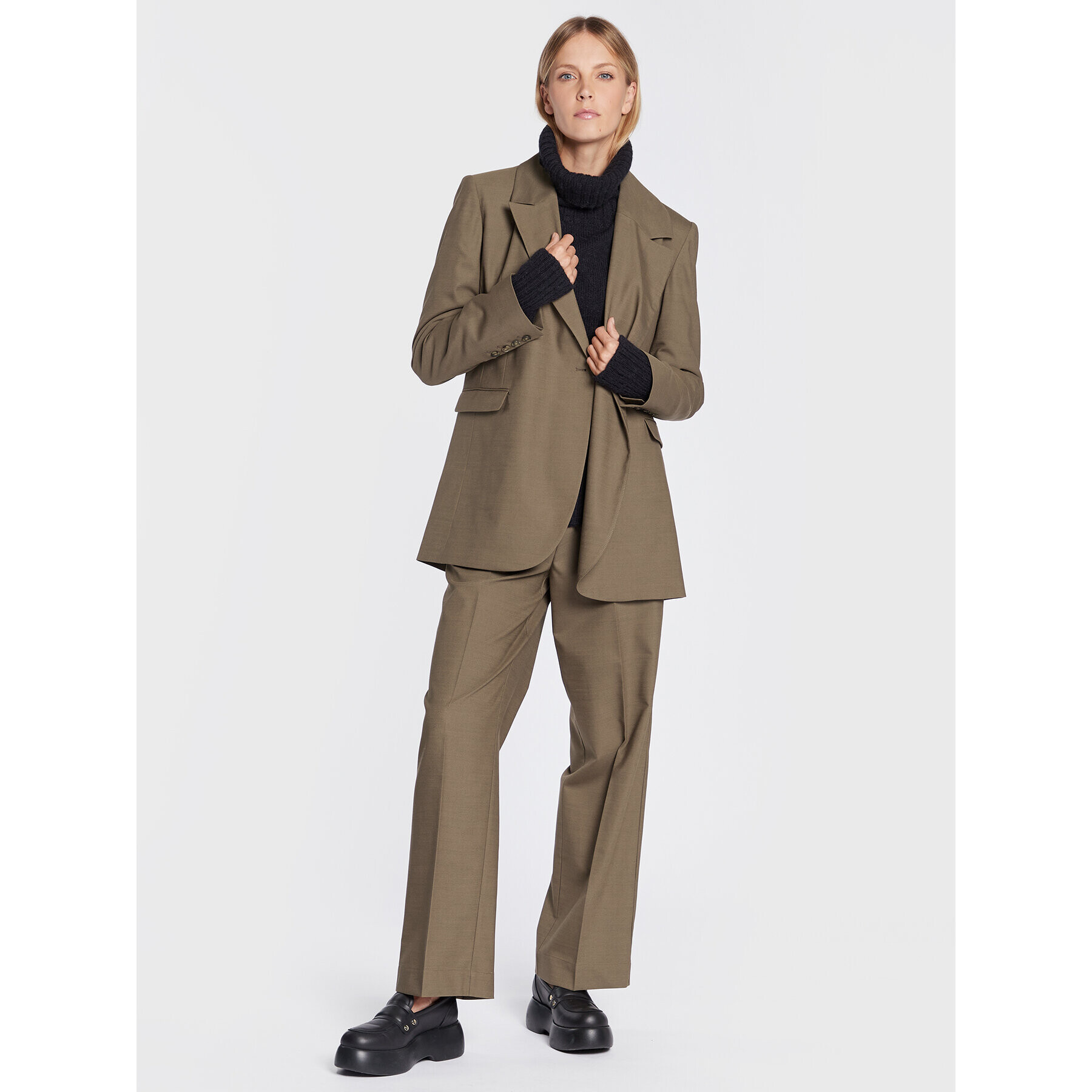 Herskind Сако Lilith 4563878 Кафяв Loose Fit - Pepit.bg