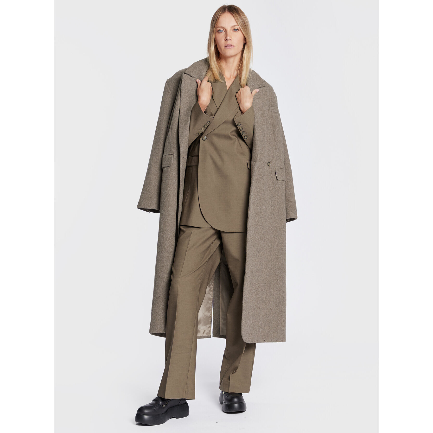 Herskind Сако Lilith 4563878 Кафяв Loose Fit - Pepit.bg