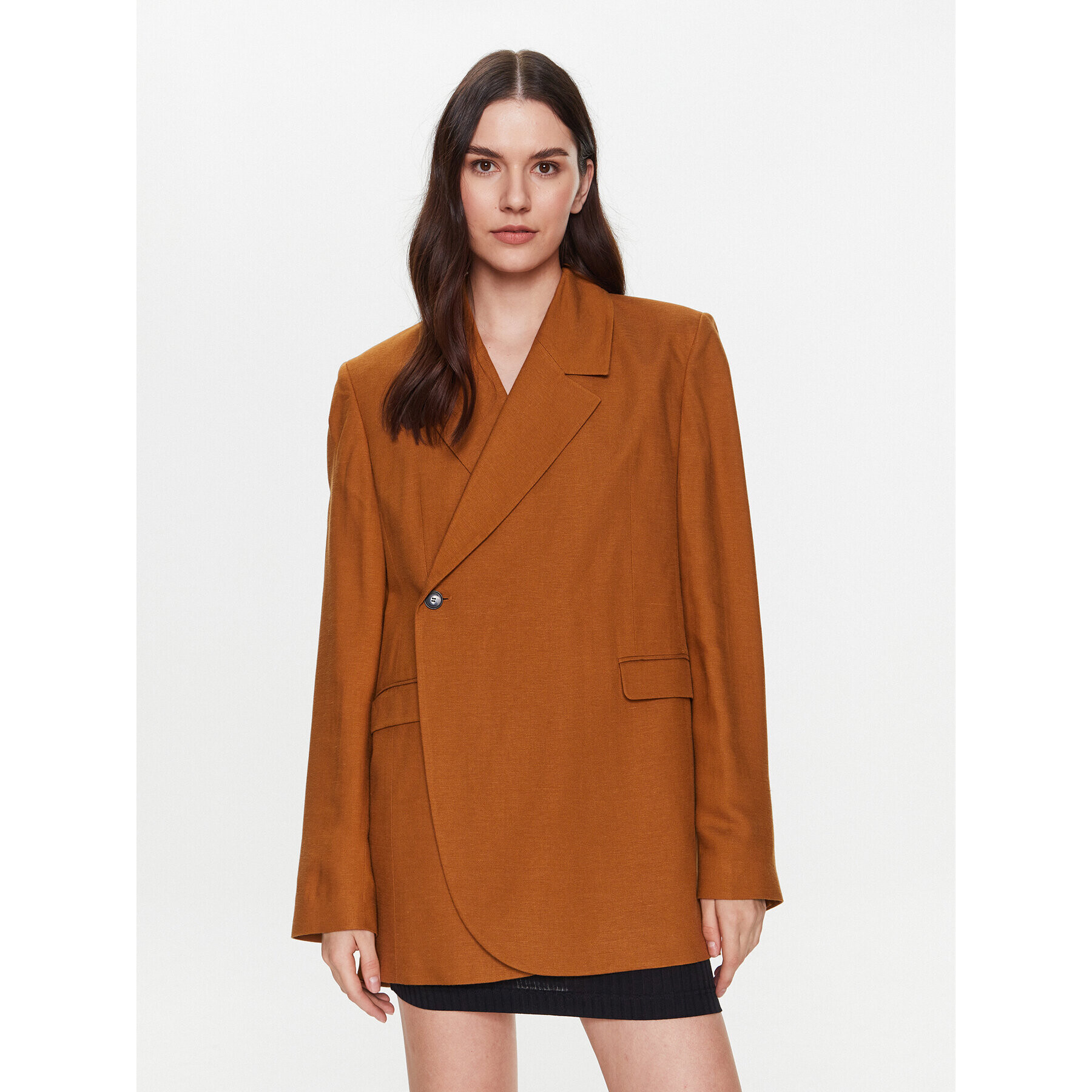 Herskind Сако Lilith 4755840 Кафяв Regular Fit - Pepit.bg