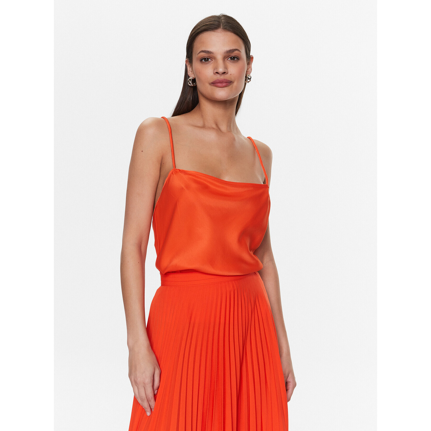 Herskind топ Miranda 4714928 Оранжев Regular Fit - Pepit.bg