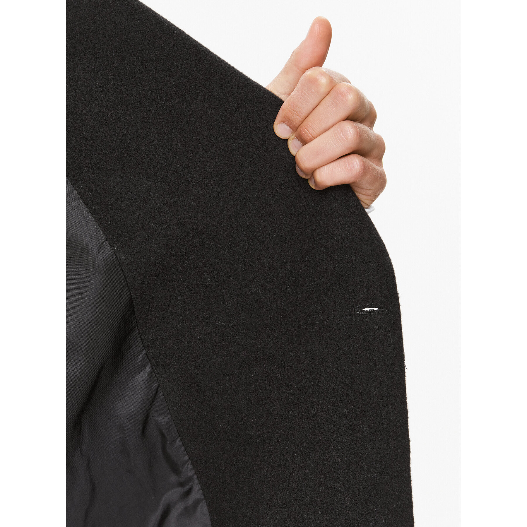 Herskind Вълнено палто Wanda 4908816 Черен Oversize - Pepit.bg