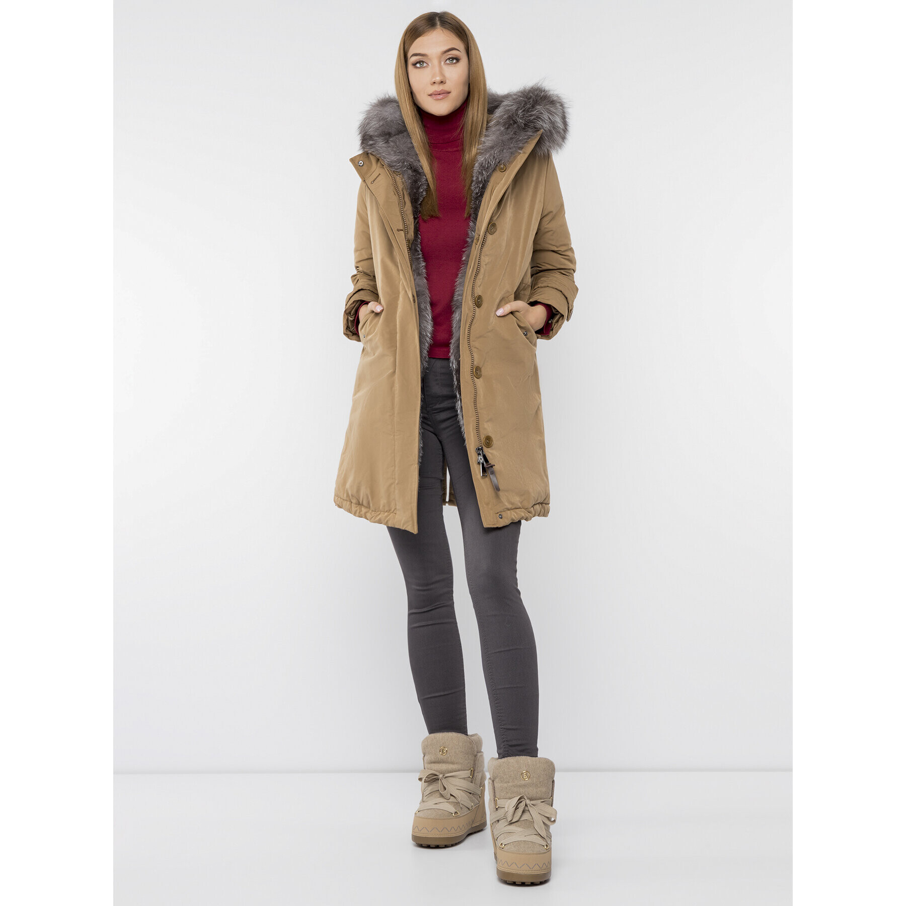 Hetregó Парка Sauris 8H623F 19WD17 Кафяв Regular Fit - Pepit.bg