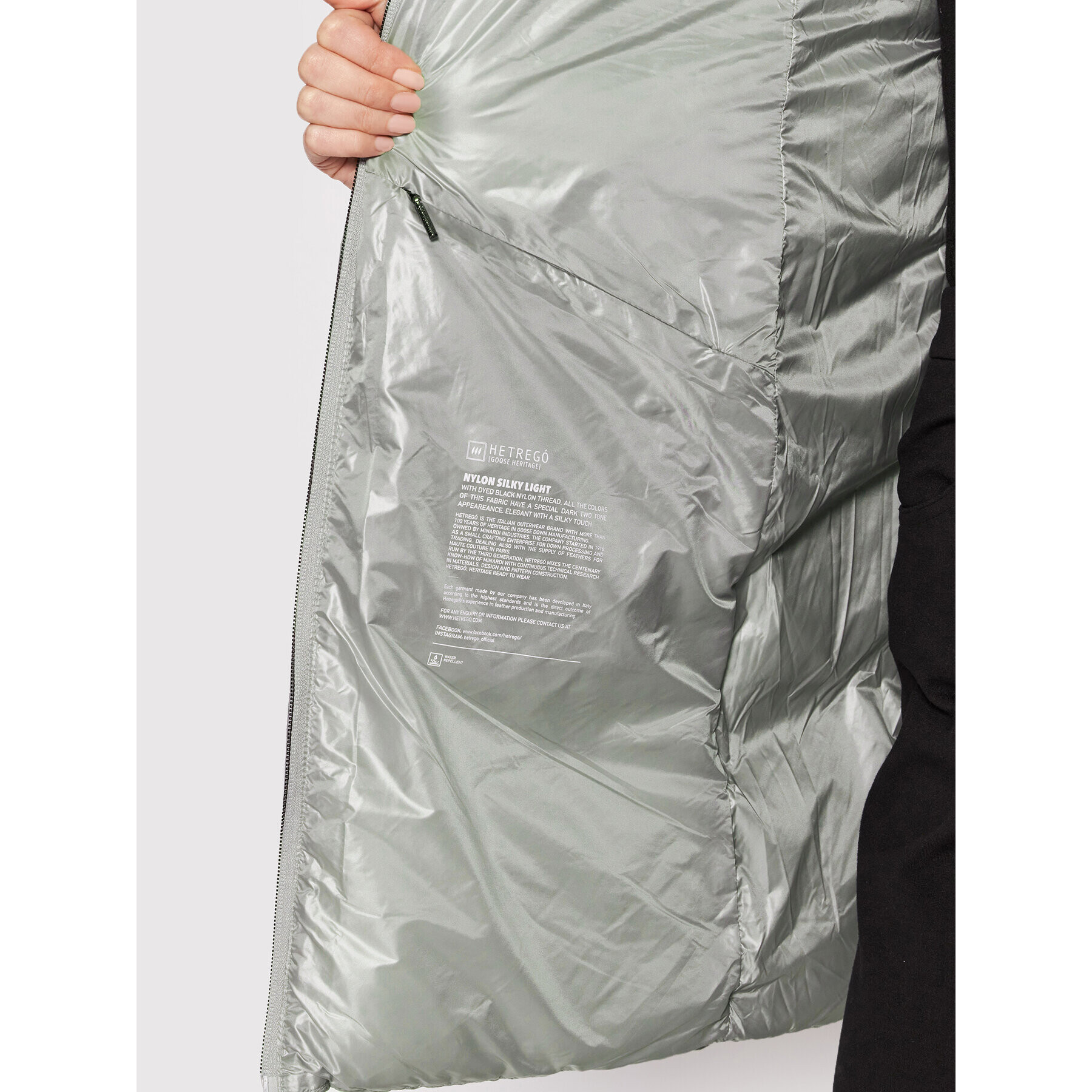 Hetregó Пухено яке Jasmine 21 8L604F Сив Regular Fit - Pepit.bg