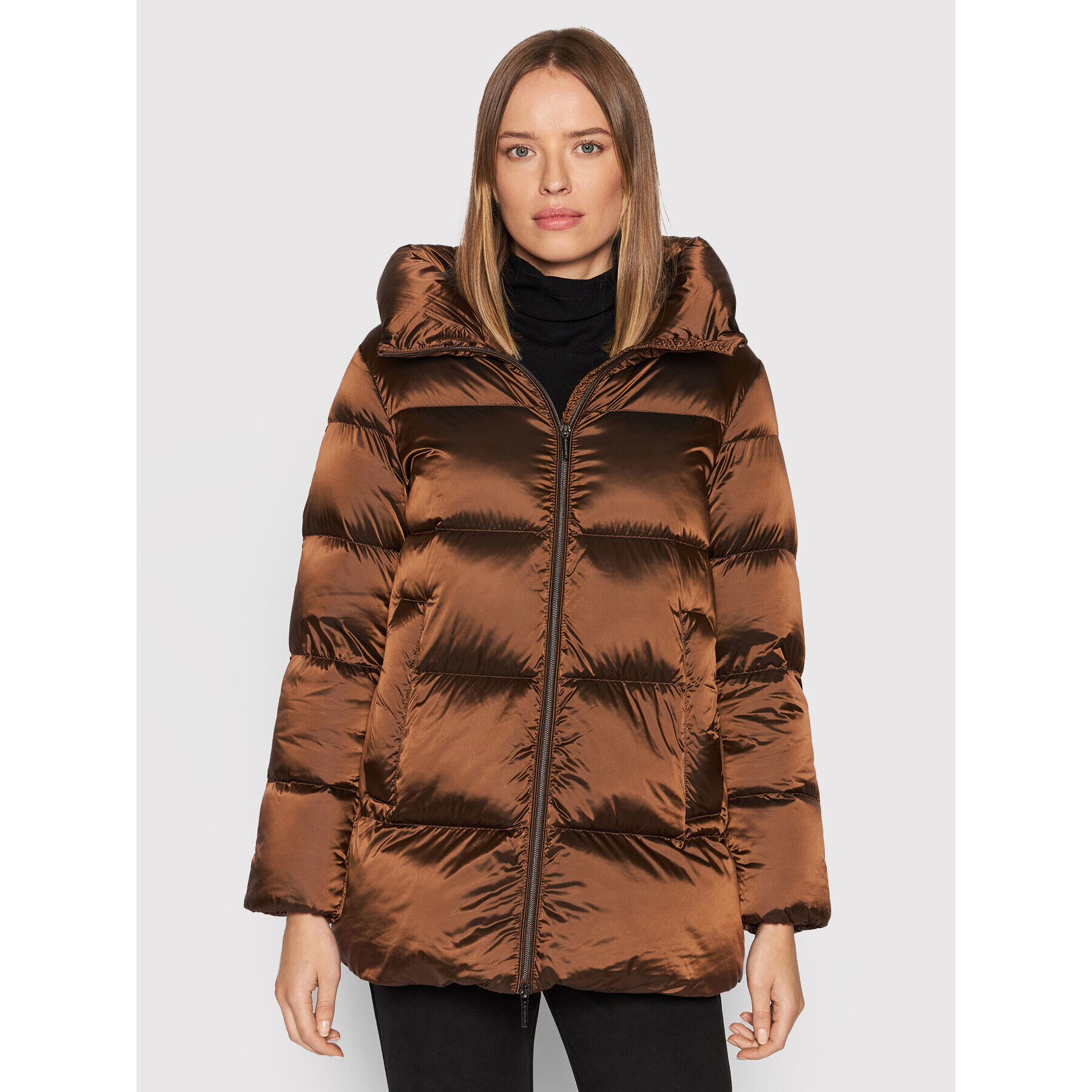Hetregó Пухено яке Kalliope 8L606 21WD02 Кафяв Regular Fit - Pepit.bg