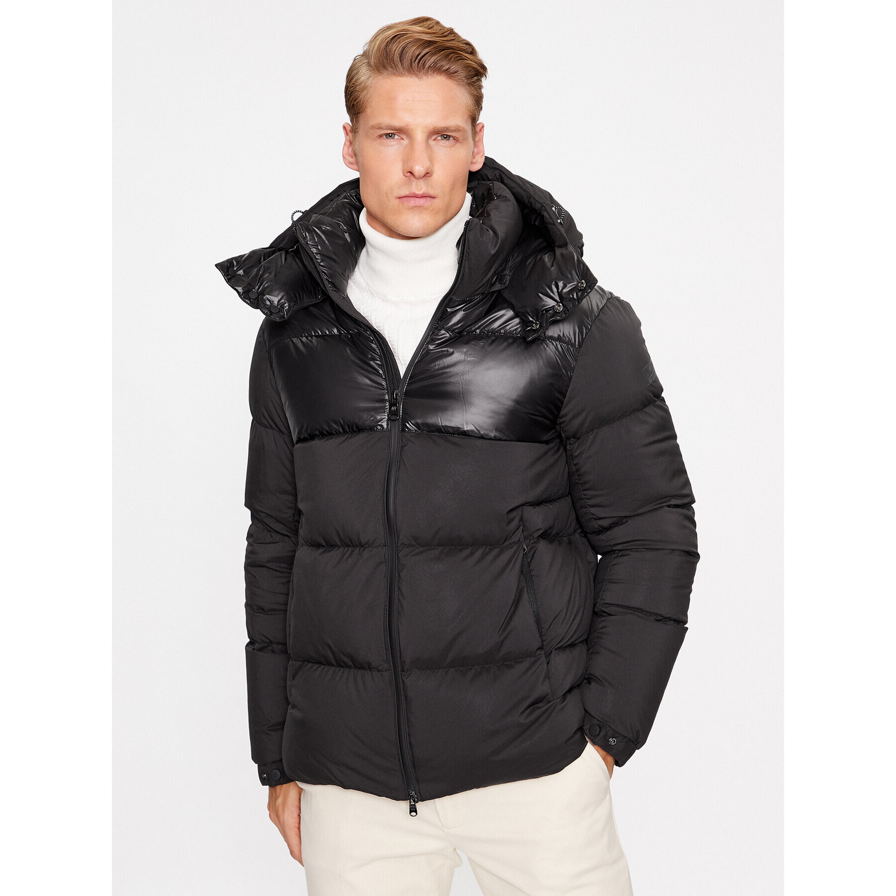 Hetregó Пухено яке Jasper 8K501 23WU10 Черен Regular Fit - Pepit.bg