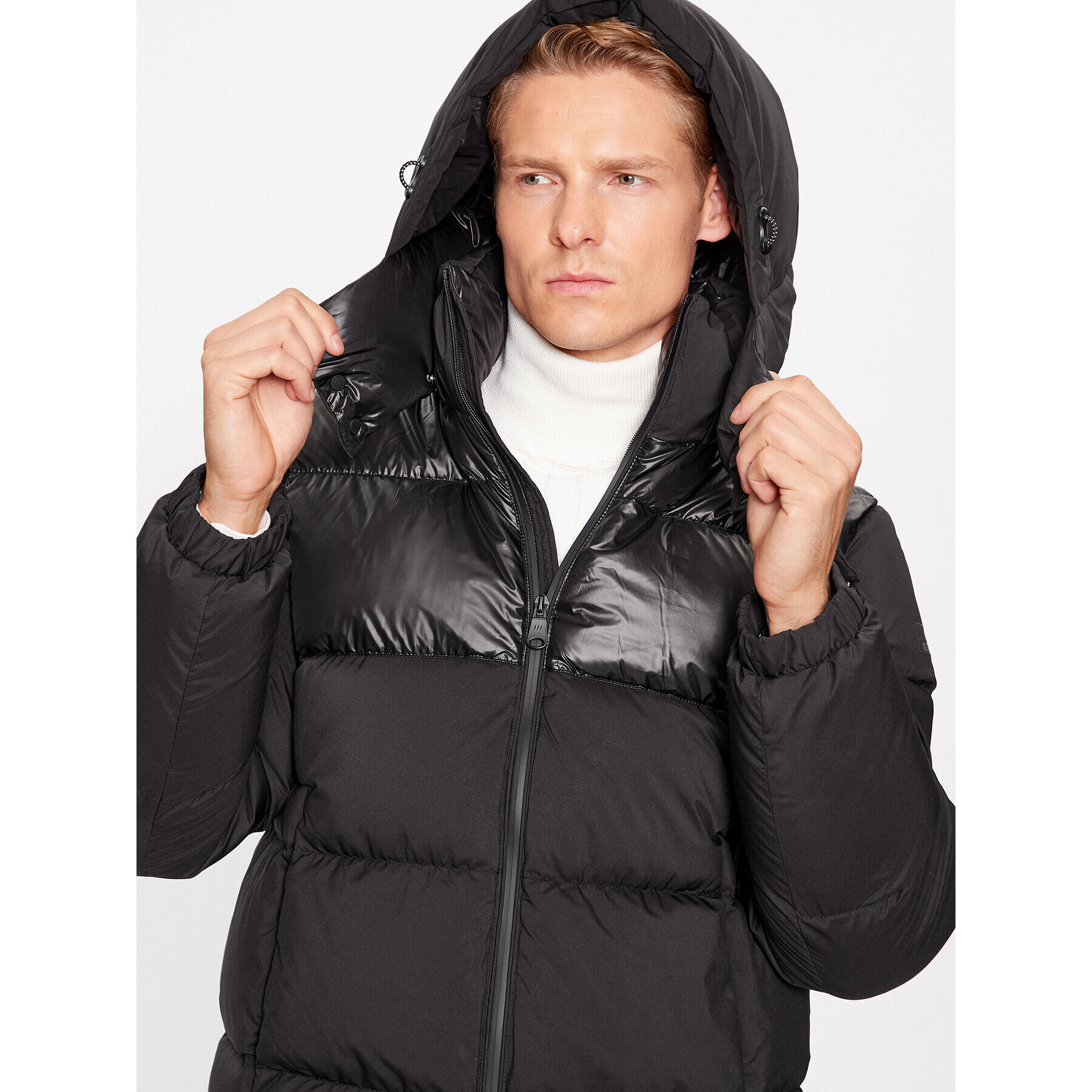 Hetregó Пухено яке Jasper 8K501 23WU10 Черен Regular Fit - Pepit.bg