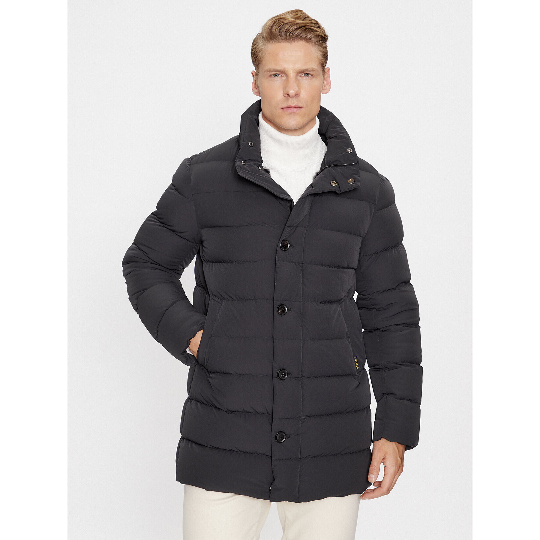 Hetregó Пухено яке Joseph 8K435R 23WU07 Черен Regular Fit - Pepit.bg