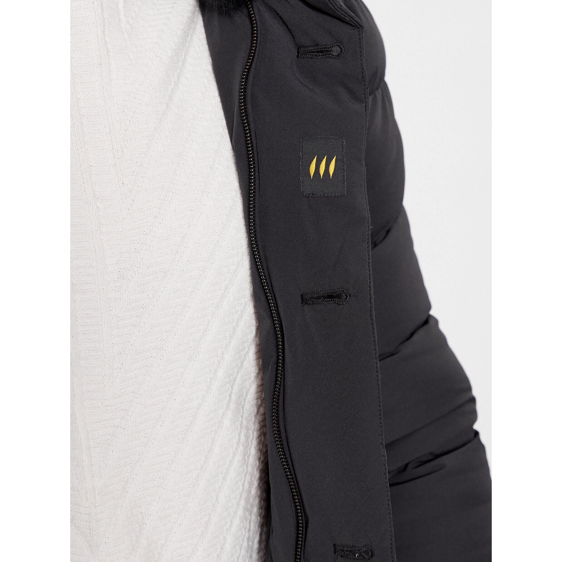Hetregó Пухено яке Joseph 8K435R 23WU07 Черен Regular Fit - Pepit.bg