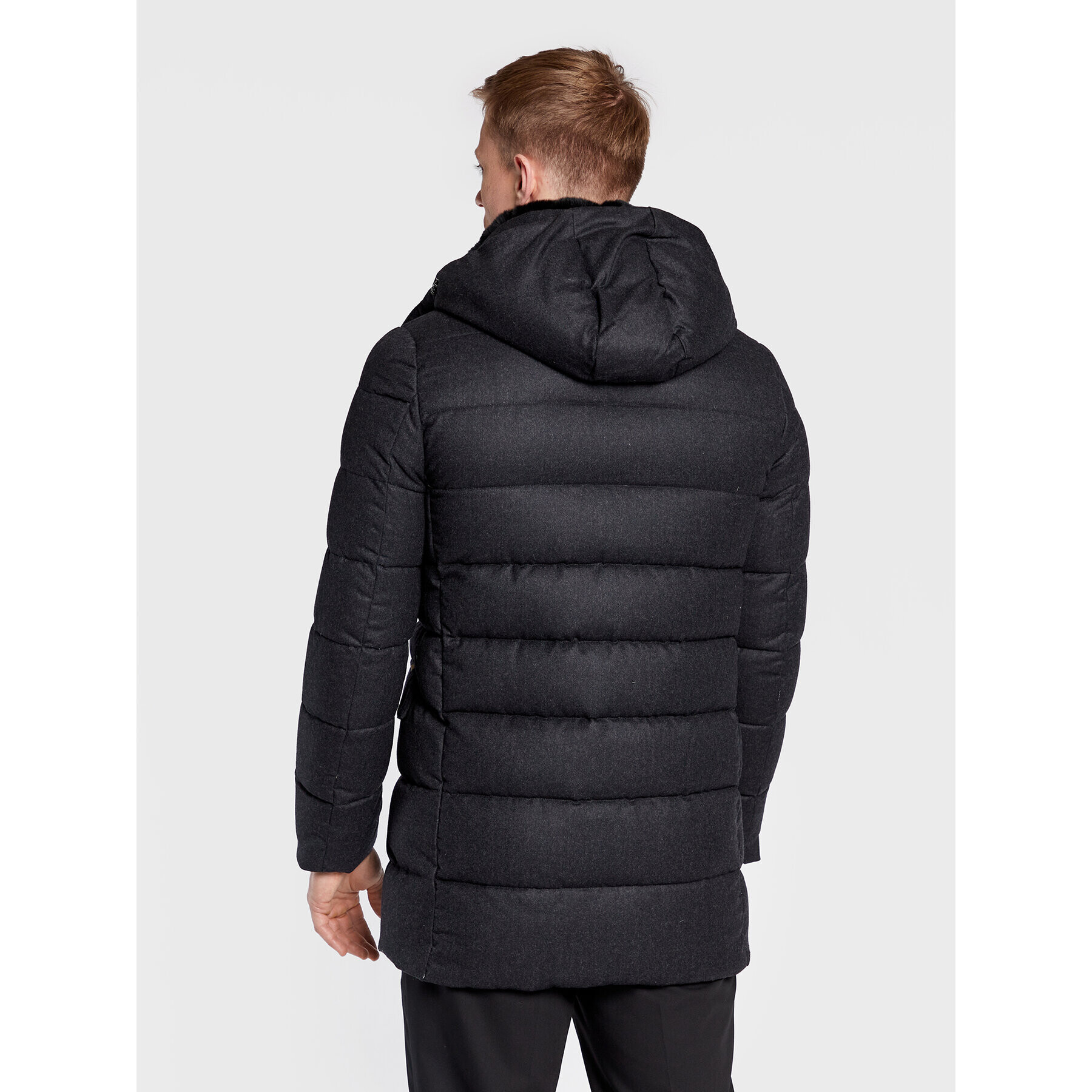 Hetregó Пухено яке Joshua22 8M514R Сив Regular Fit - Pepit.bg