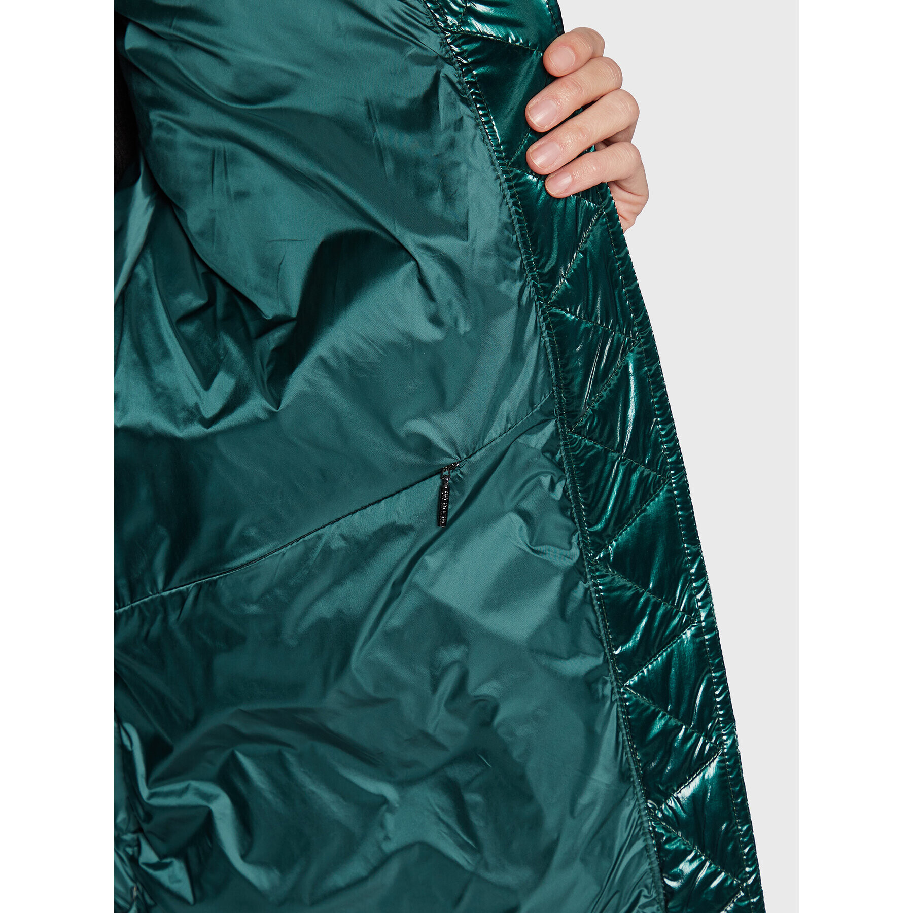 Hetregó Пухено яке Muriel 8M781 22WD16 Зелен Regular Fit - Pepit.bg
