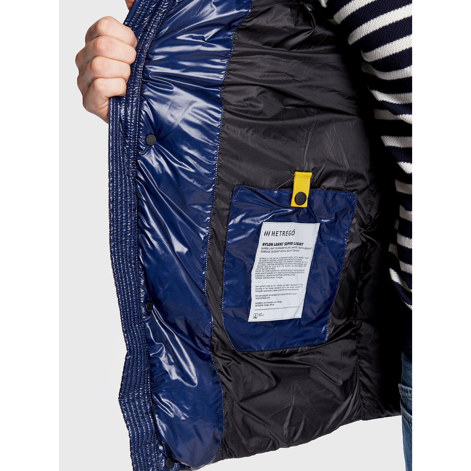 Hetregó Пухено яке Murray 8M562 22WU06 Тъмносин Regular Fit - Pepit.bg