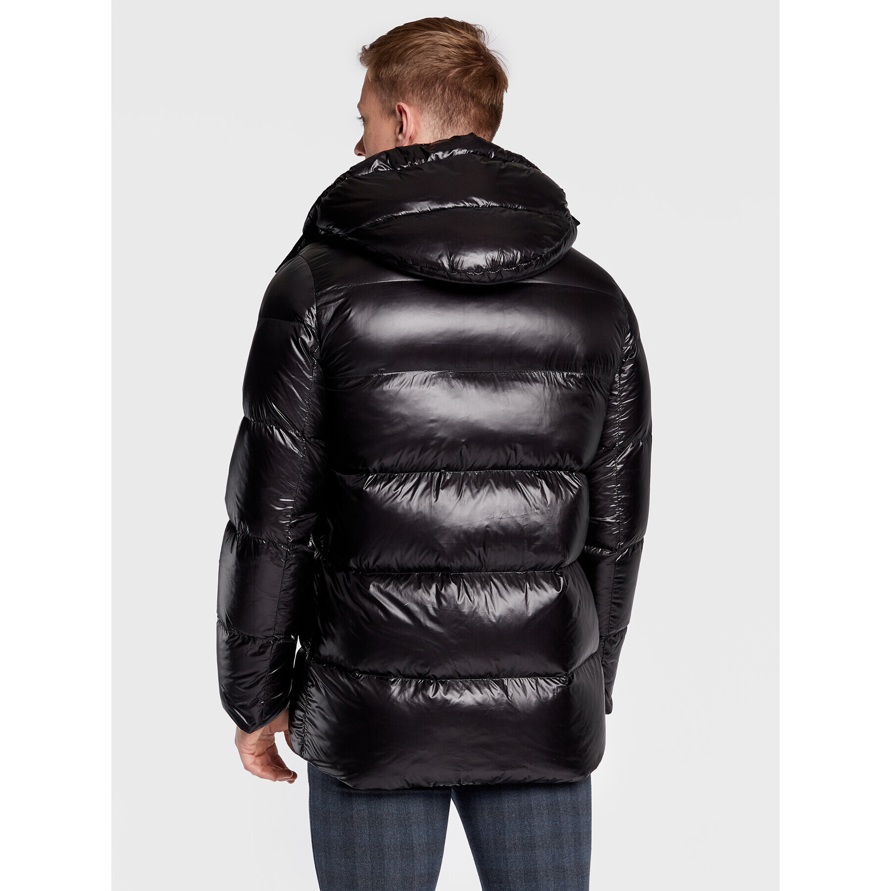 Hetregó Пухено яке Murray 8M562 Черен Regular Fit - Pepit.bg