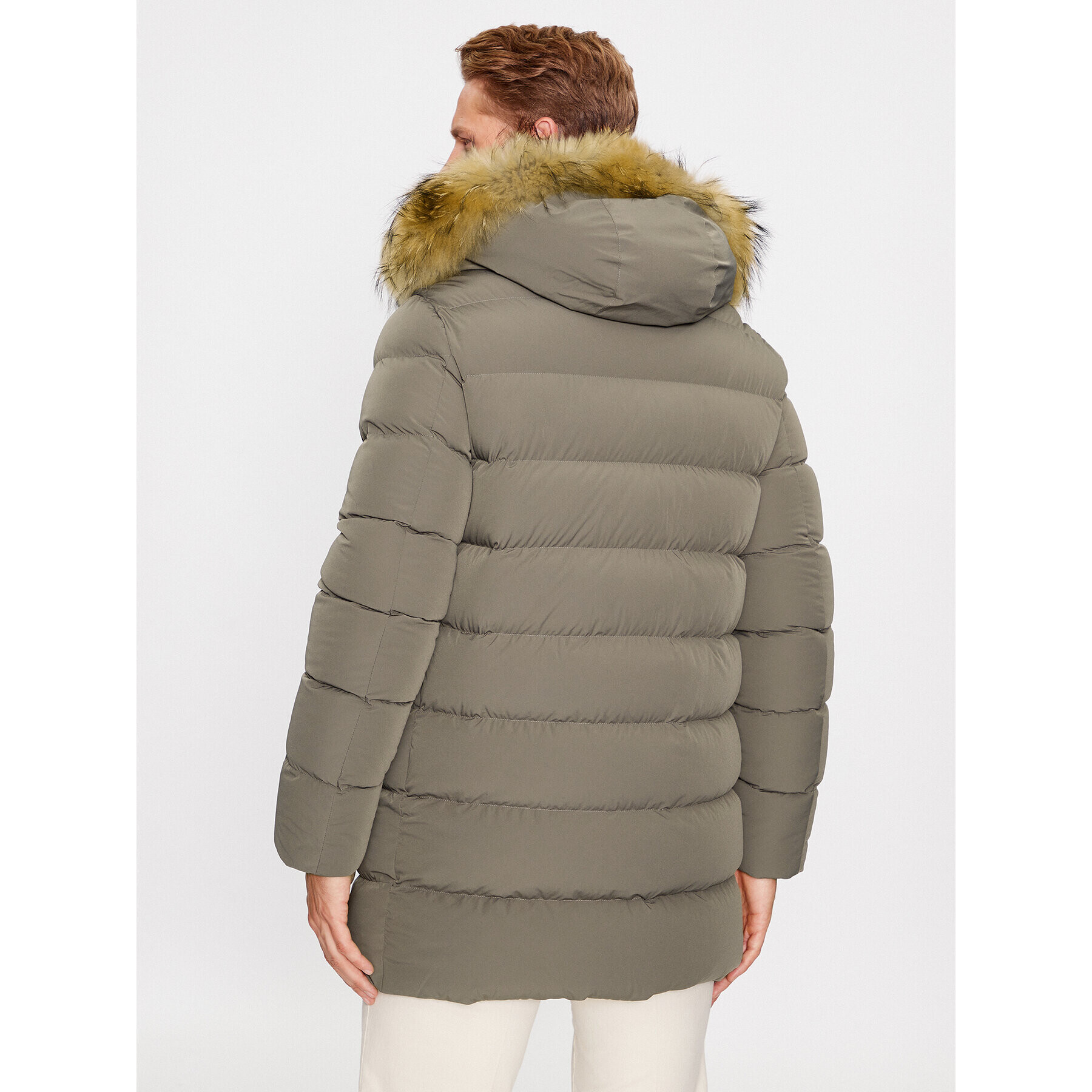 Hetregó Пухено яке Parker 8K436M 23WU07 Сив Regular Fit - Pepit.bg