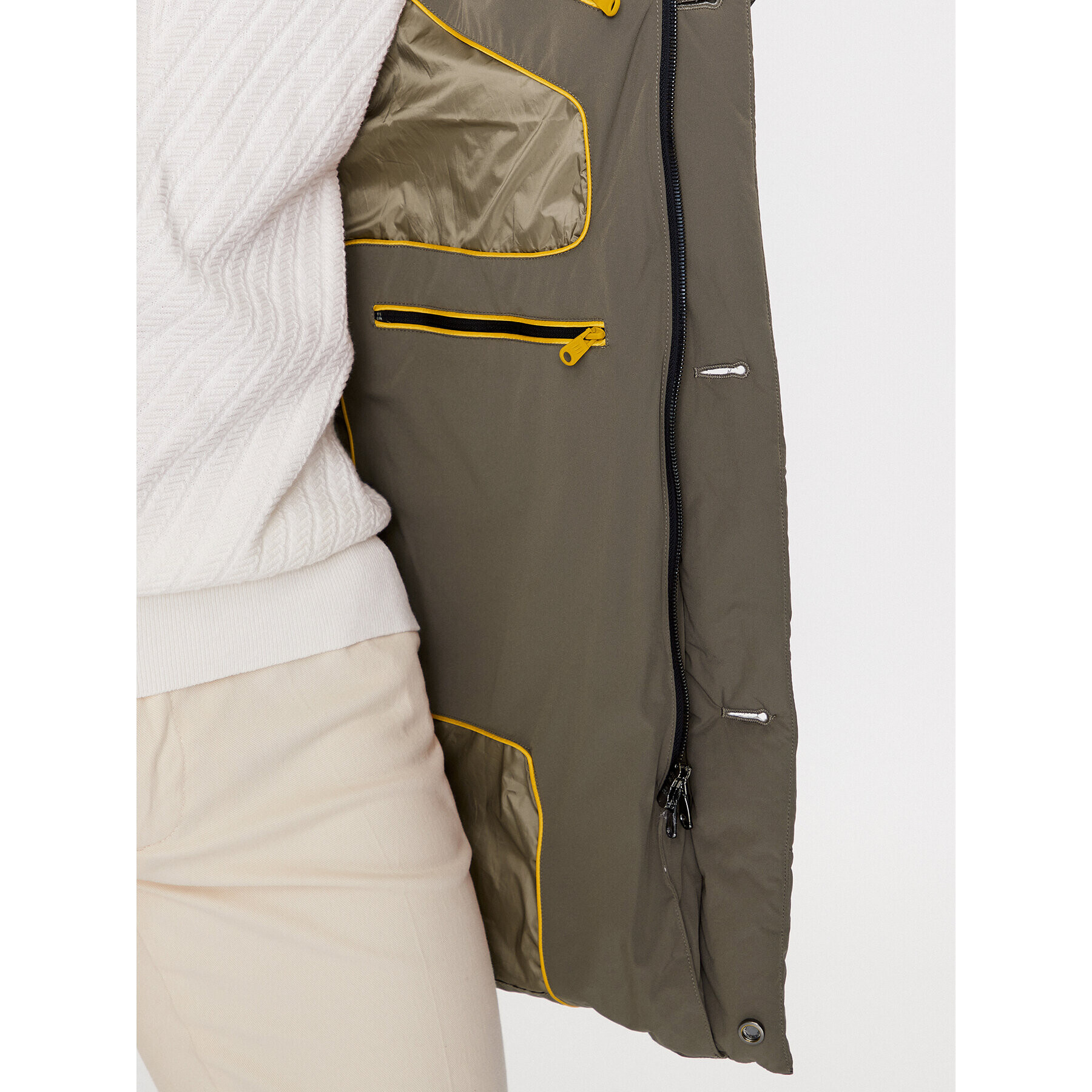 Hetregó Пухено яке Parker 8K436M 23WU07 Сив Regular Fit - Pepit.bg