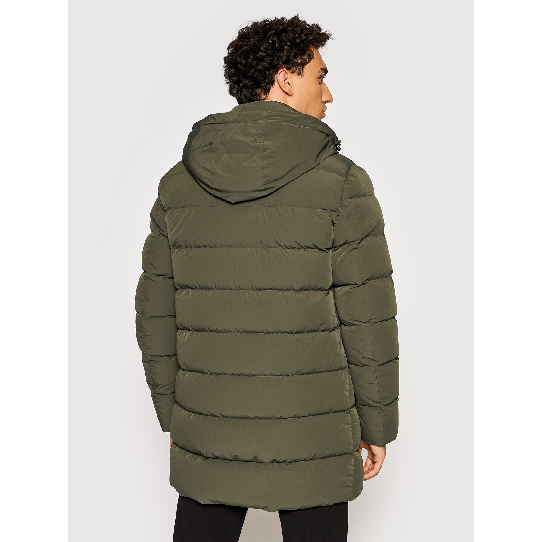 Hetregó Пухено яке Parker 8L436M 21W007 Зелен Regular Fit - Pepit.bg