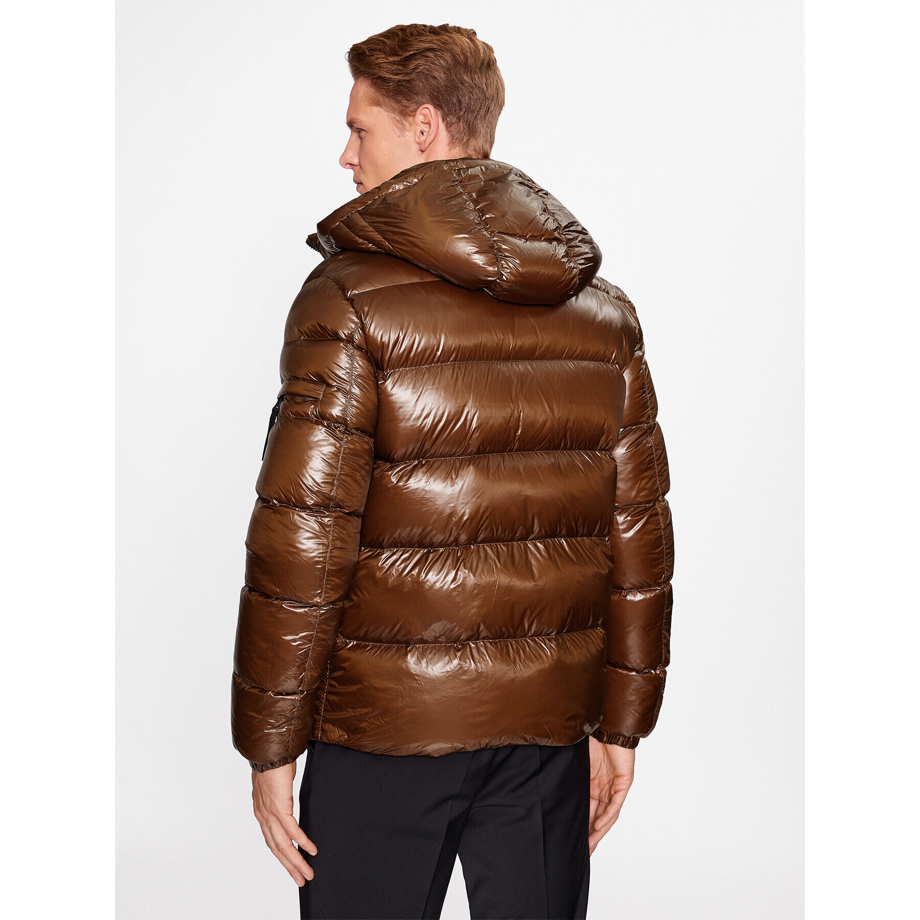 Hetregó Пухено яке Scott 8K561 23WU03 Кафяв Regular Fit - Pepit.bg