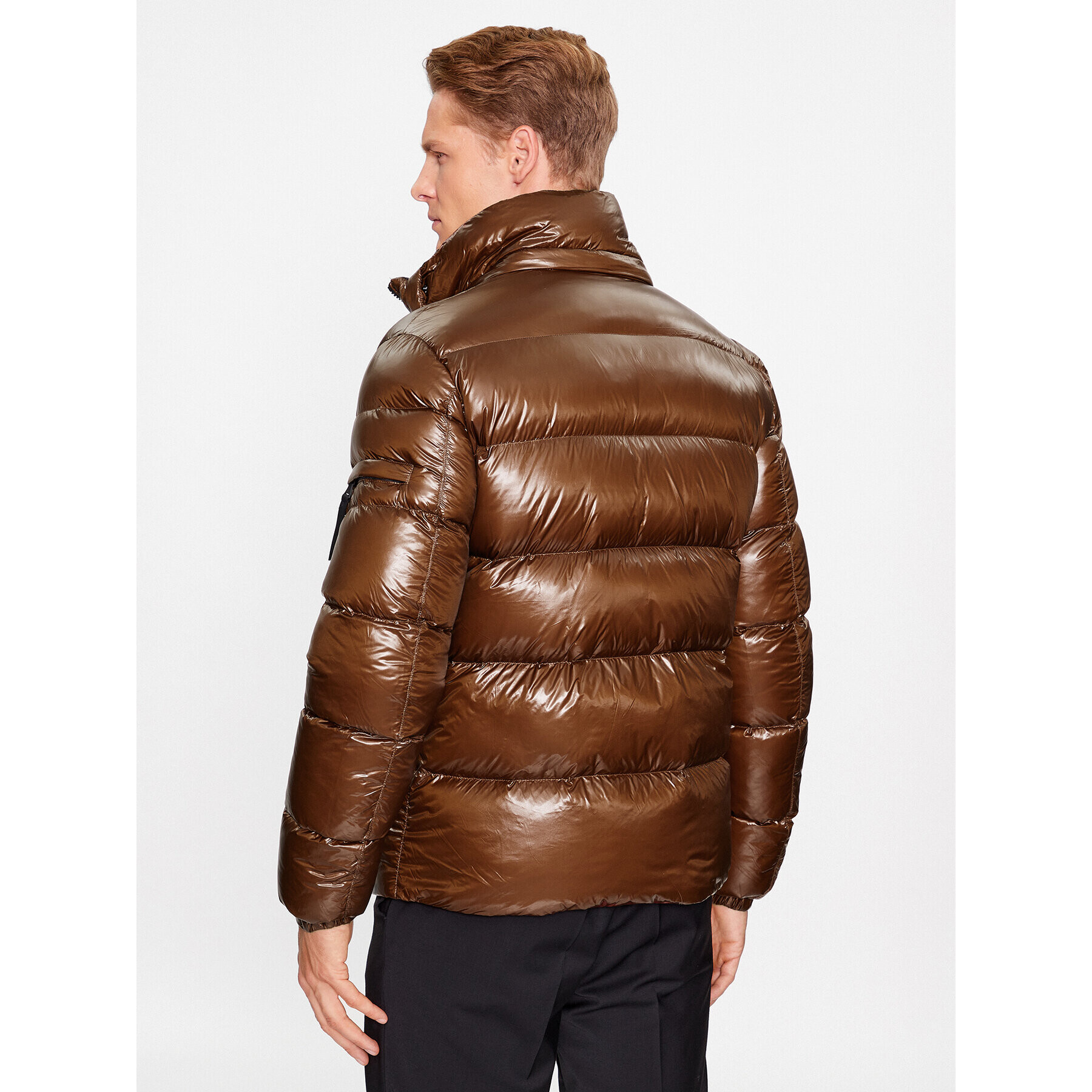 Hetregó Пухено яке Scott 8K561 23WU03 Кафяв Regular Fit - Pepit.bg