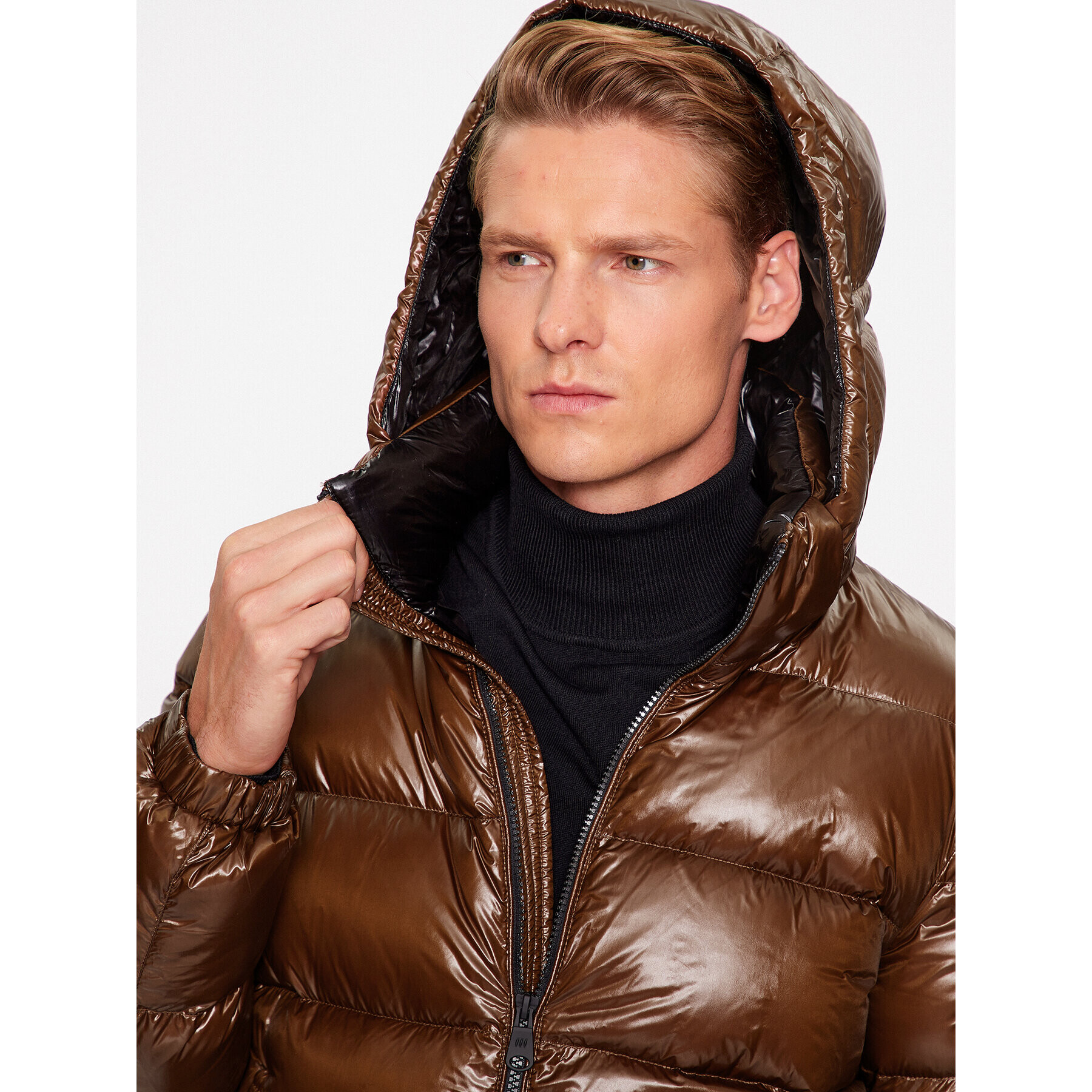 Hetregó Пухено яке Scott 8K561 23WU03 Кафяв Regular Fit - Pepit.bg