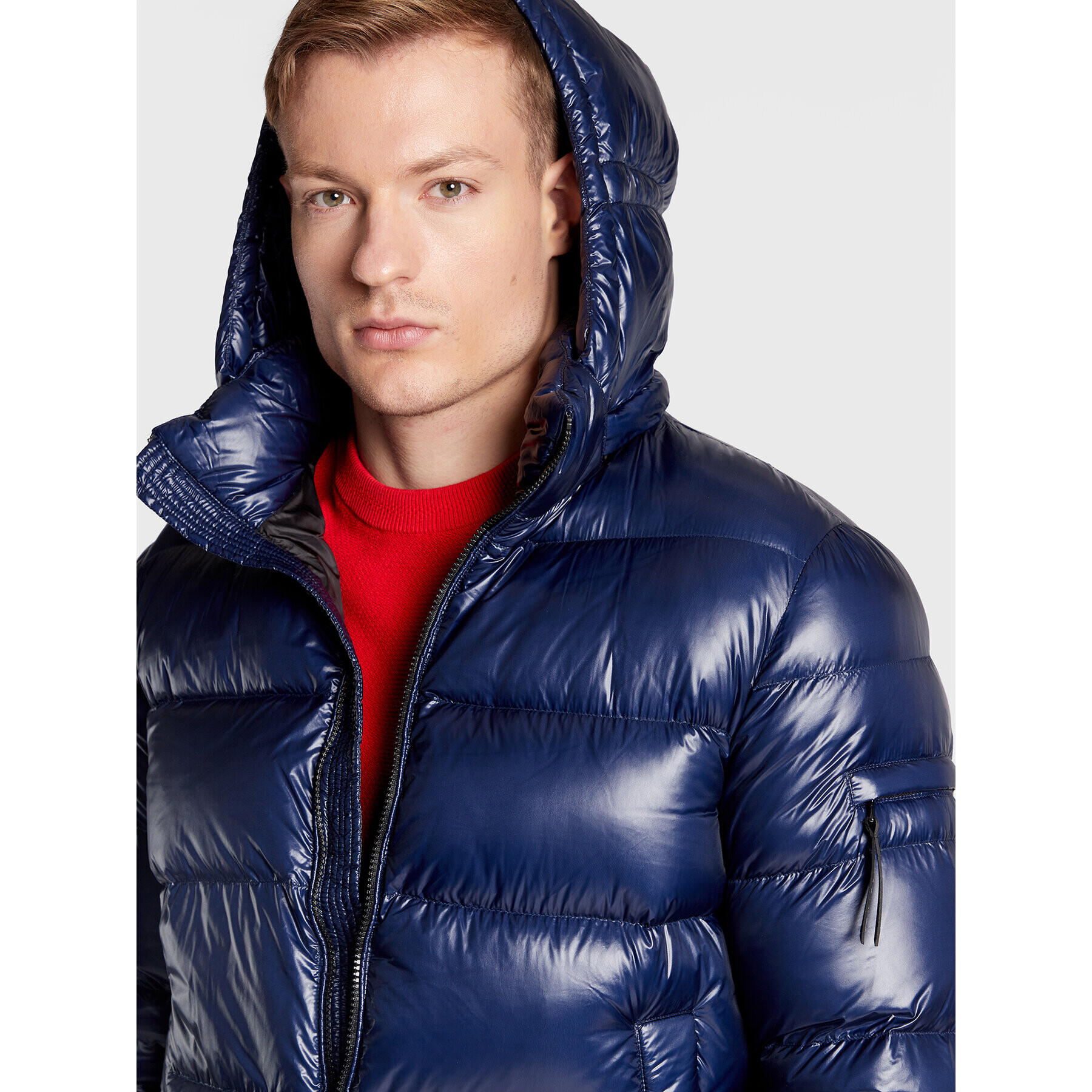 Hetregó Пухено яке Scott 8M561 22WU06 Тъмносин Regular Fit - Pepit.bg