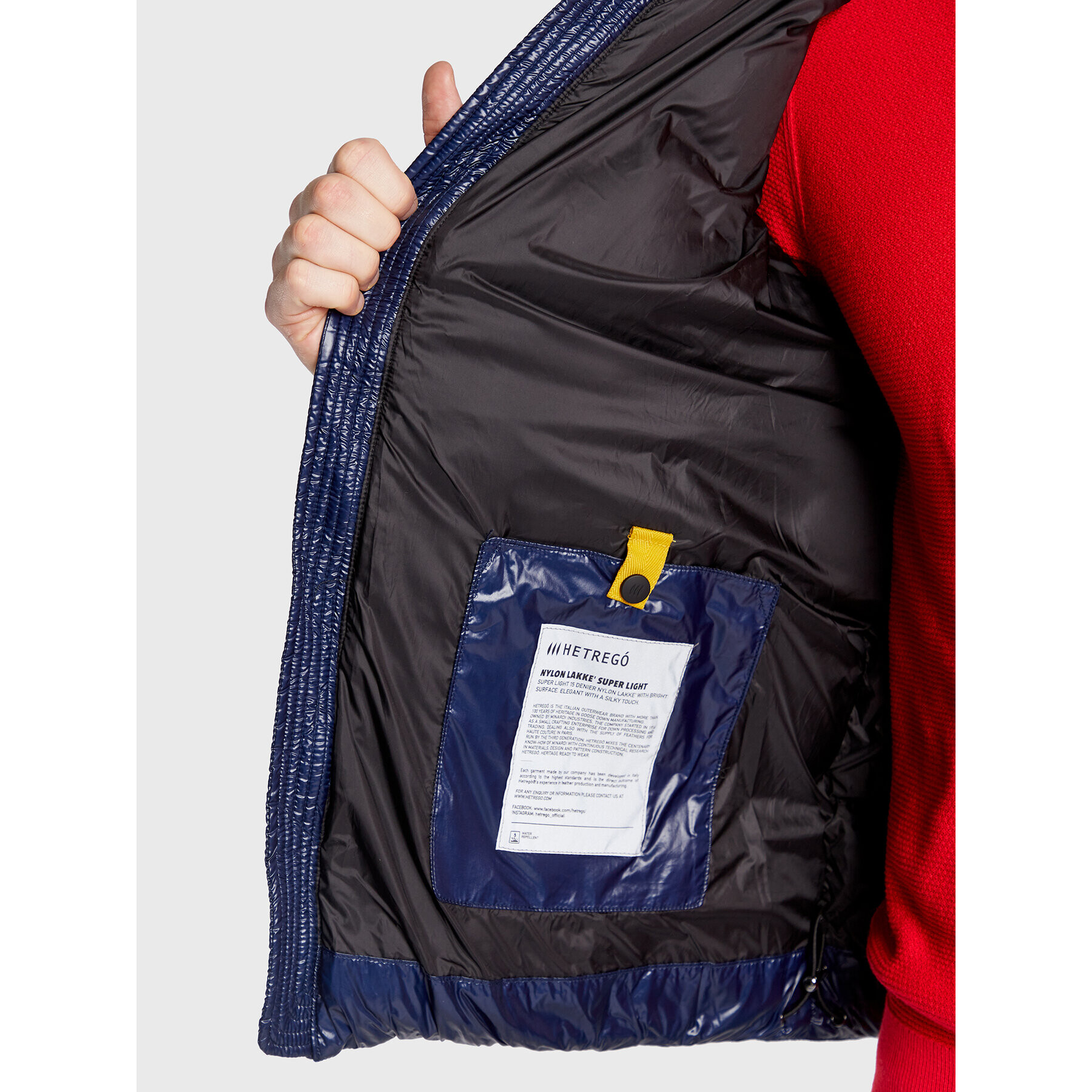 Hetregó Пухено яке Scott 8M561 22WU06 Тъмносин Regular Fit - Pepit.bg