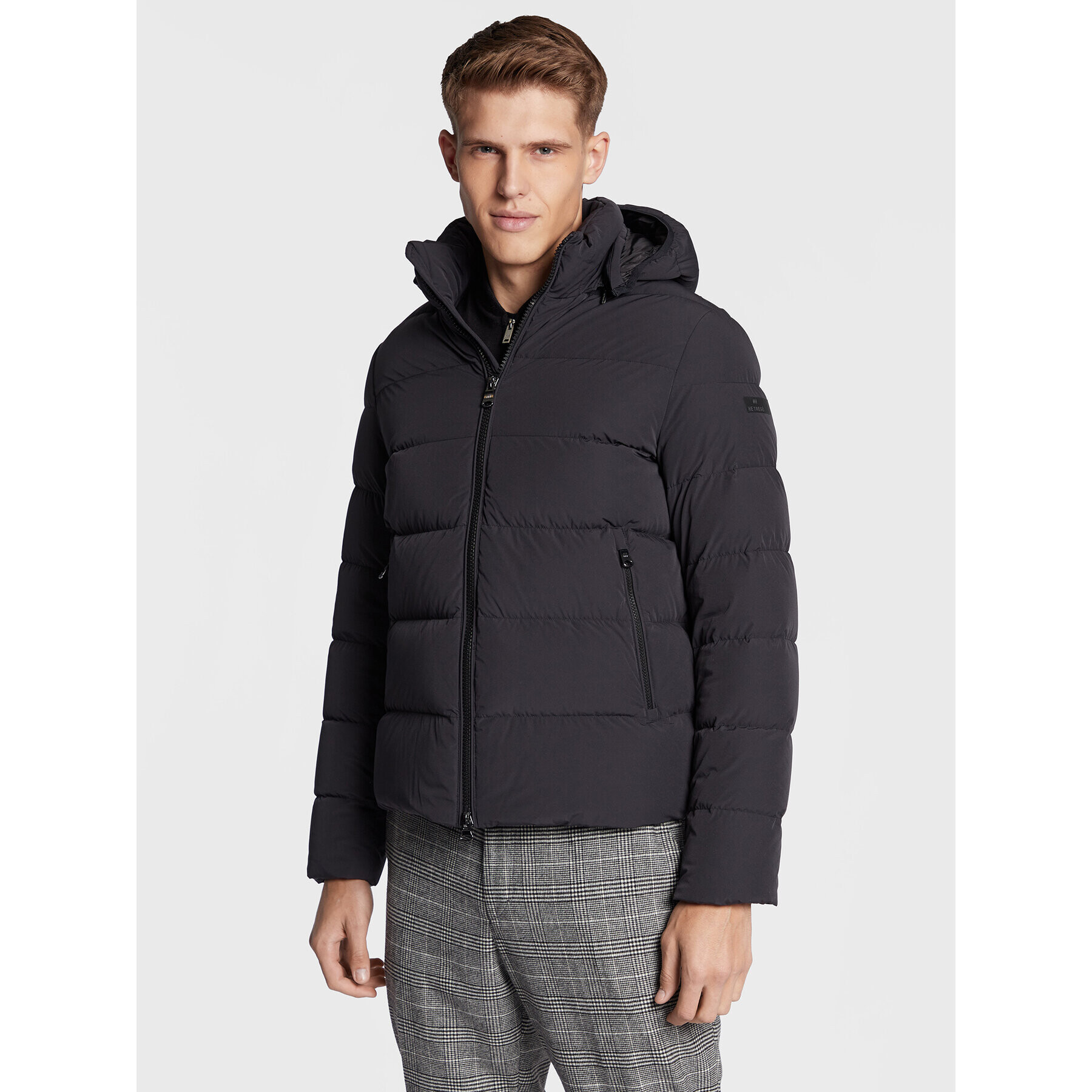 Hetregó Пухено яке Thomas 8M424 22WU09 Черен Regular Fit - Pepit.bg